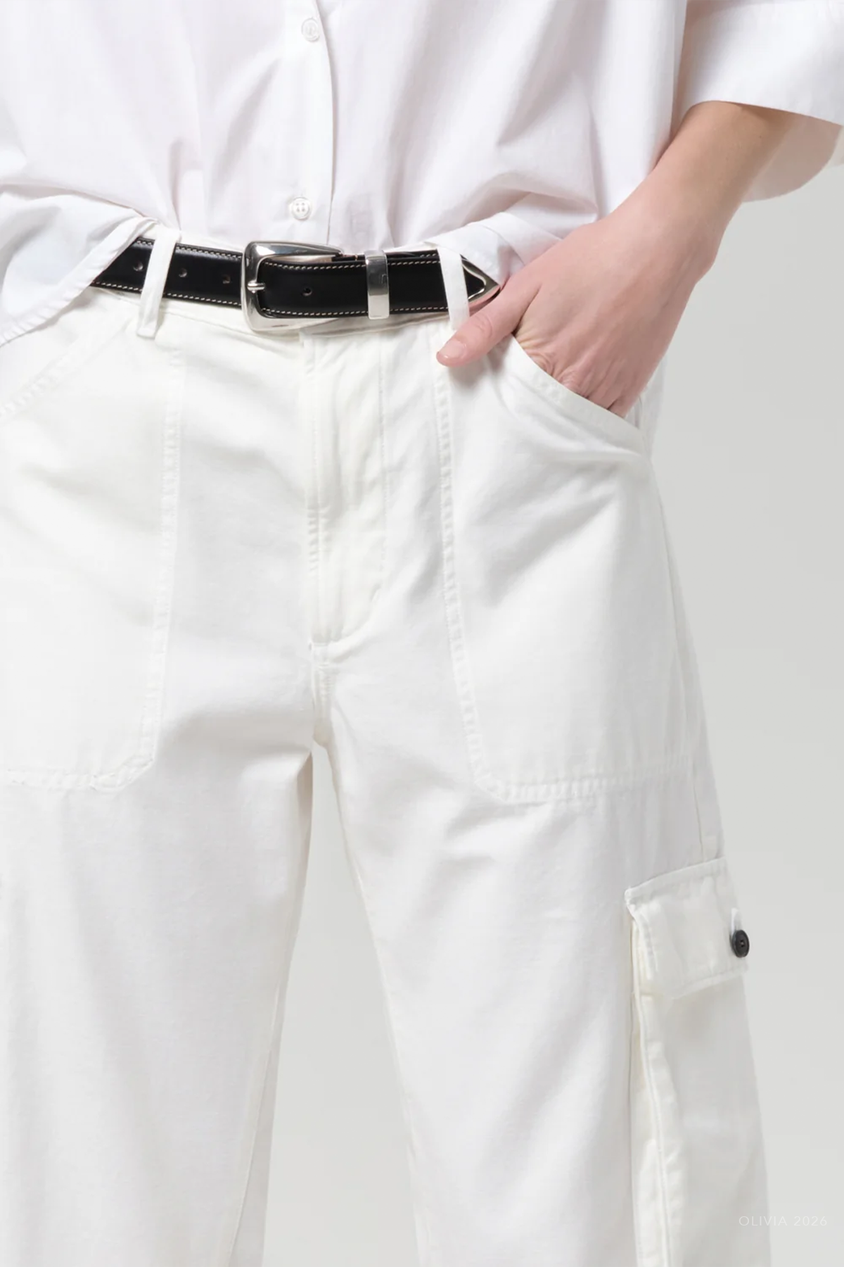 Thassos Twisted Seam Utility Pant in Pashmina