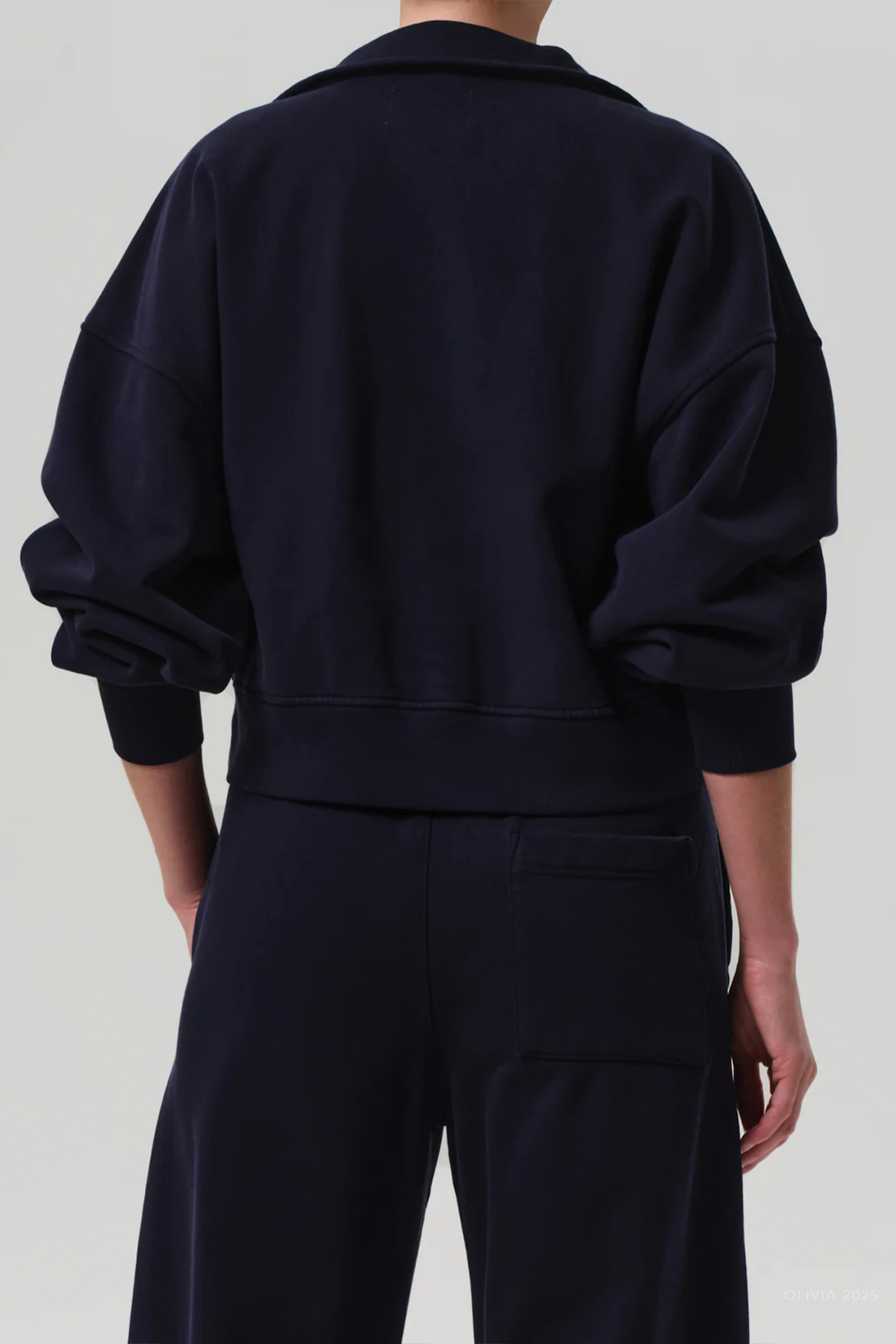 Mirelle Funnel Neck in Navy