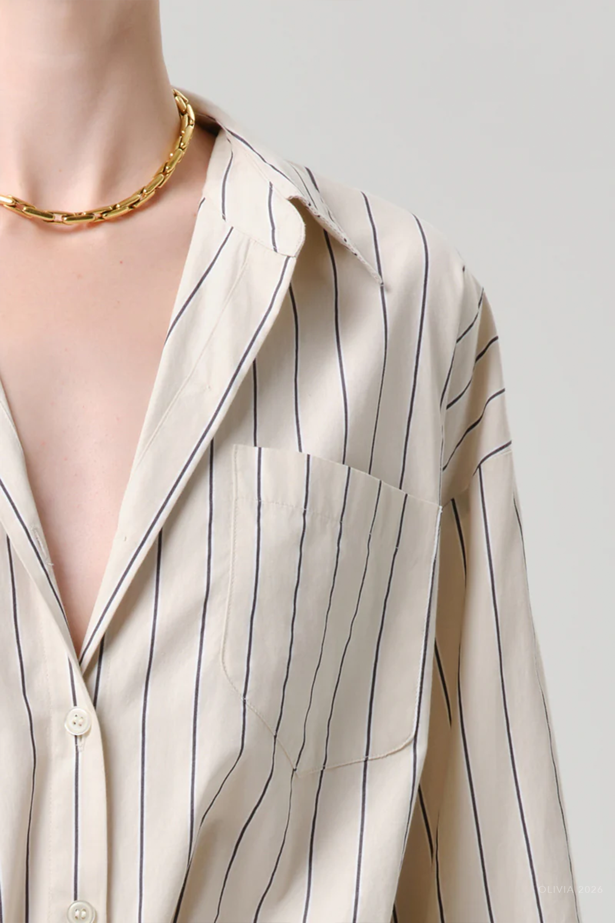 Petit Ami Shirt in Ramble Stripe