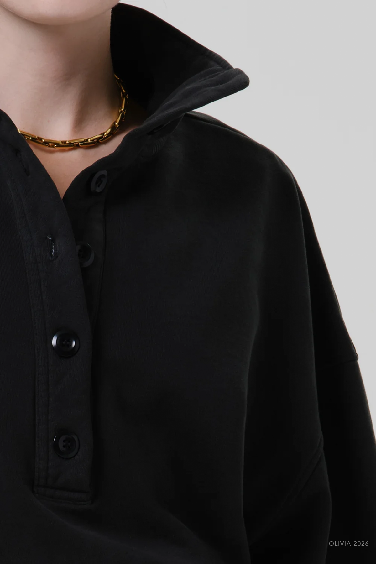 Mirelle Funnel Neck in Juniper