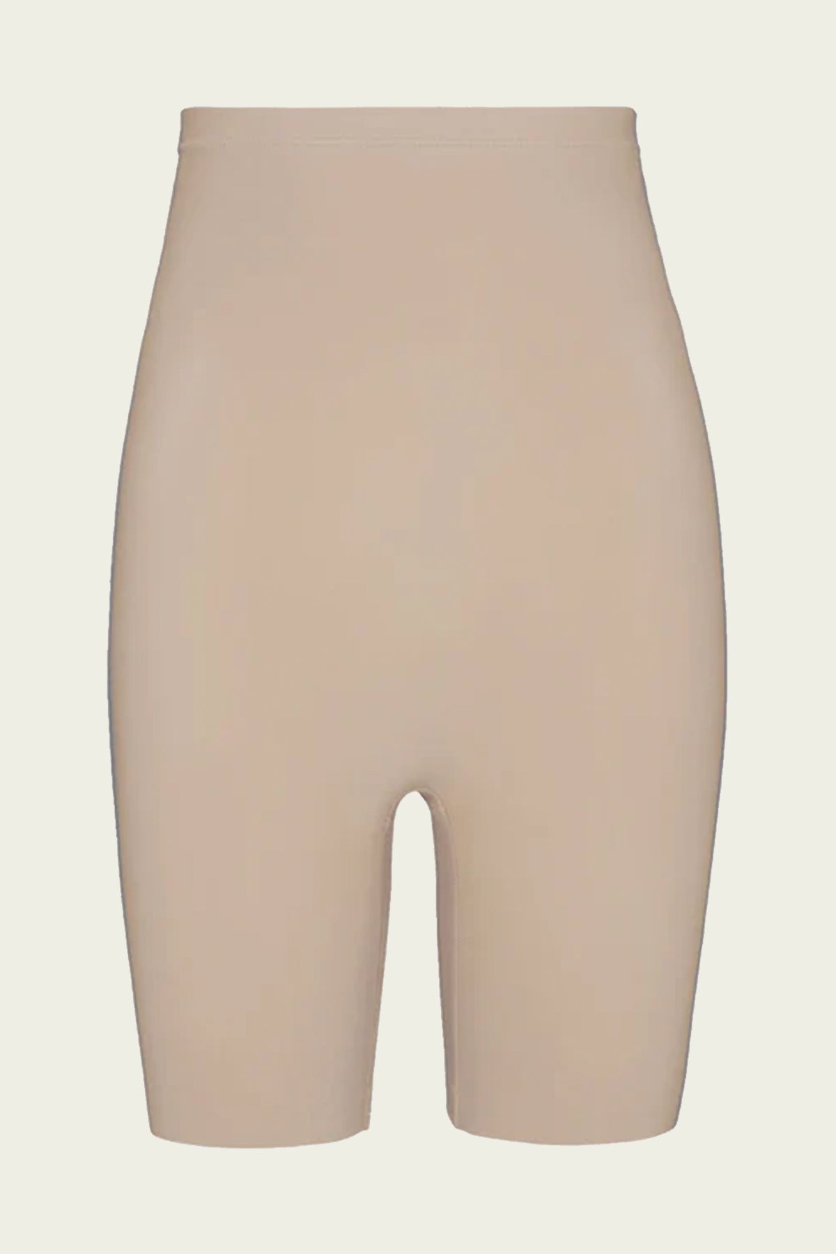 Classic Control High-Waisted Short in Beige - shop-olivia.com