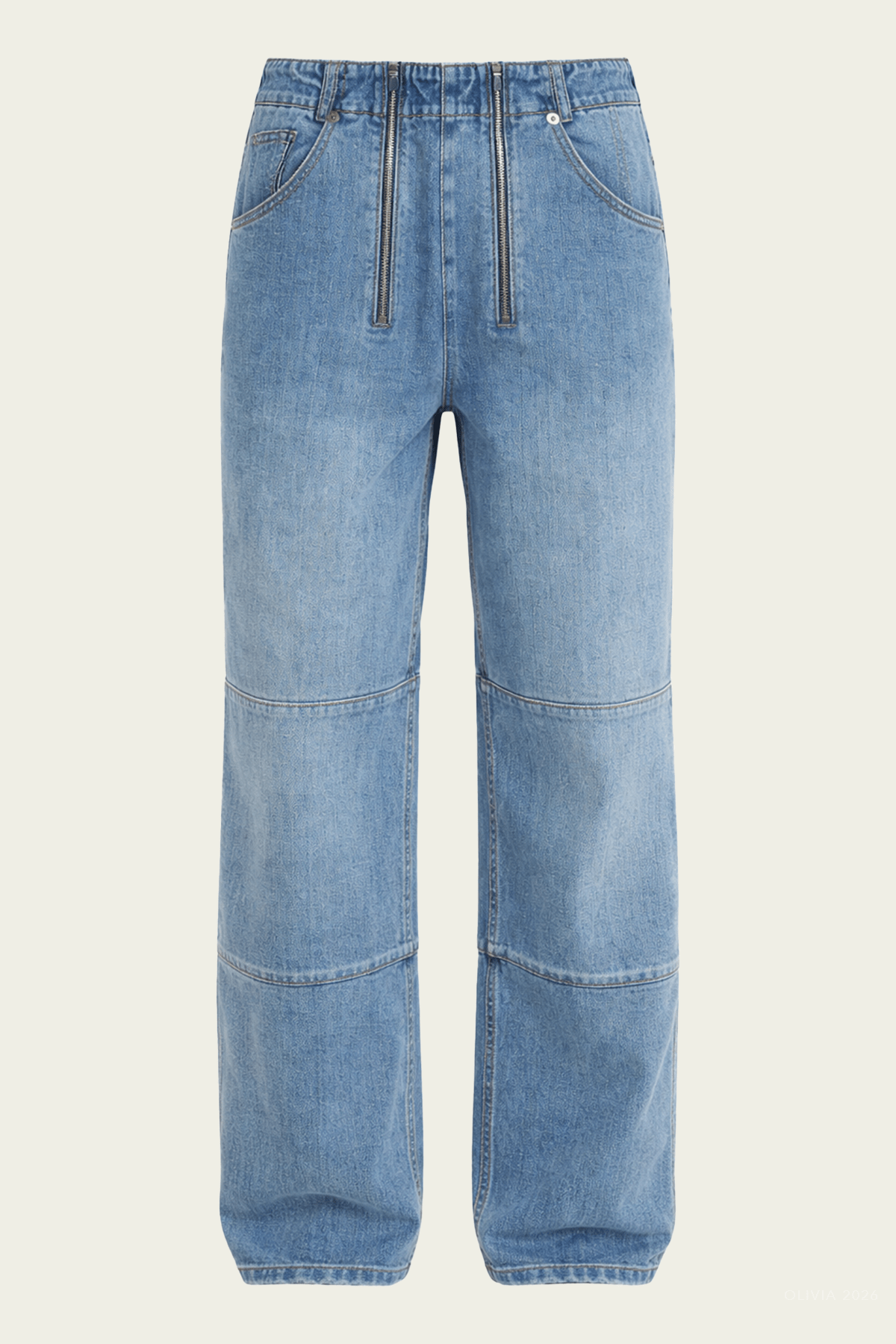 Classic Wash Denim Fischer Jean in Classic Blue - shop - olivia.com
