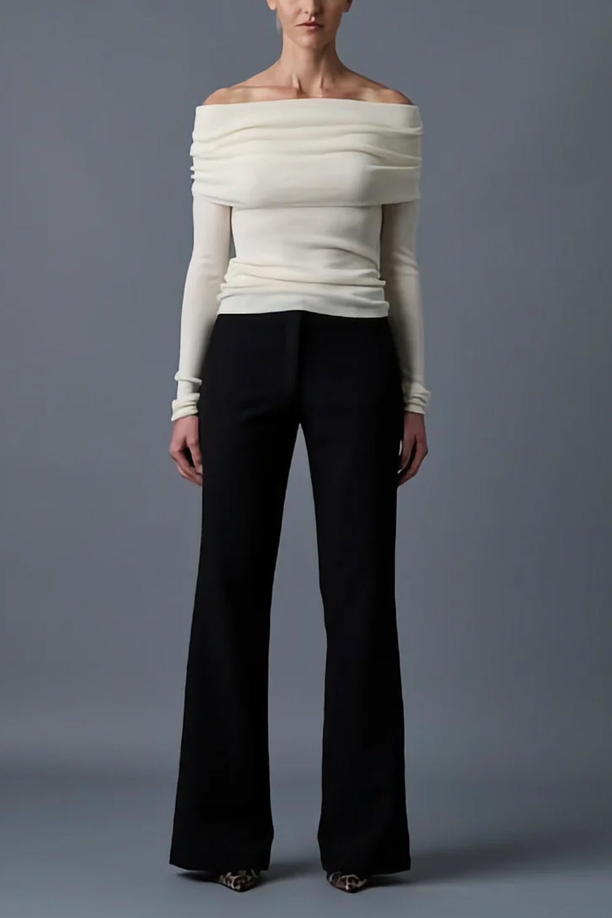 Clavicle Sweater in Ivory - shop - olivia.com