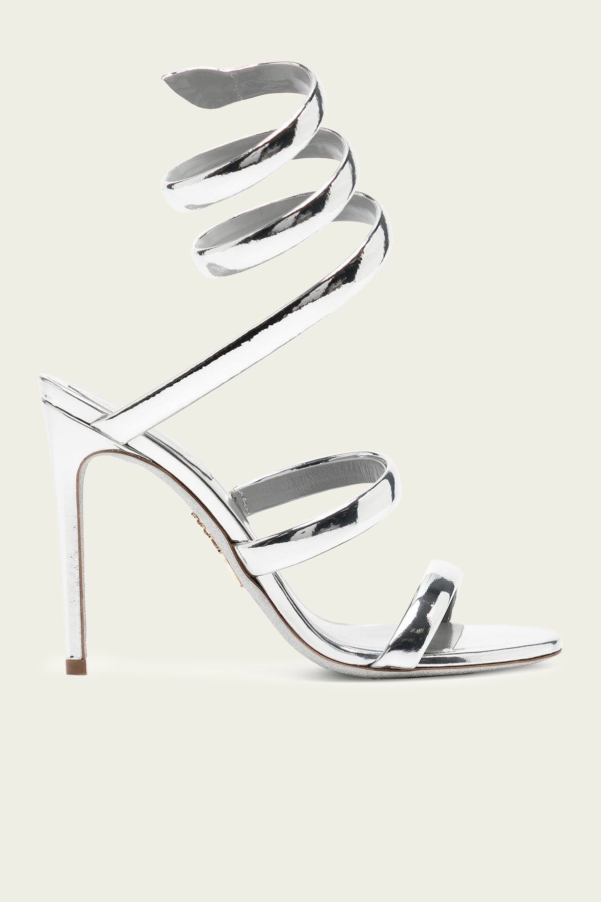 Cleo Sandal 105 in Silver - shop - olivia.com