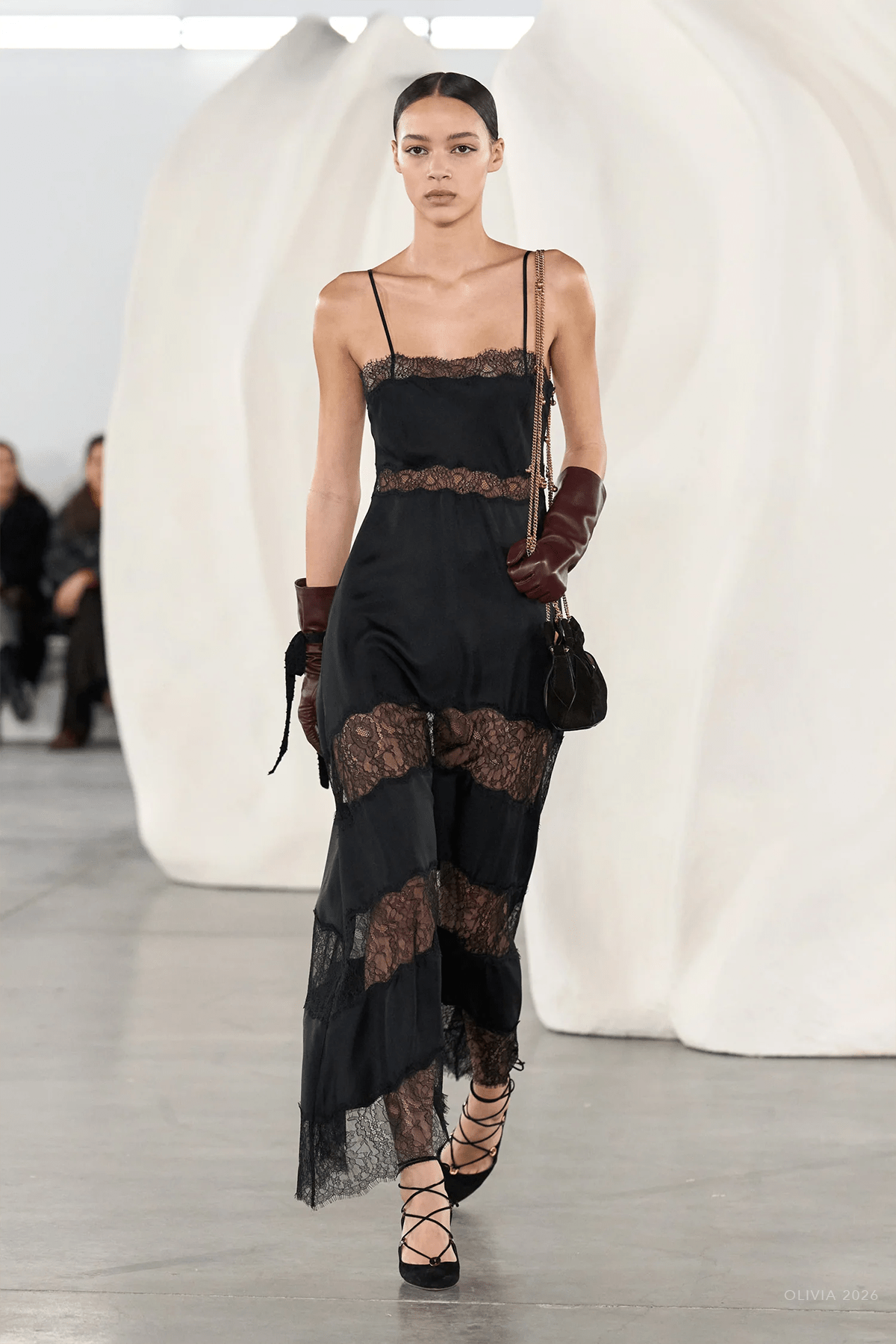 Coco Sleeveless Silk Dress in Noir - shop-olivia.com