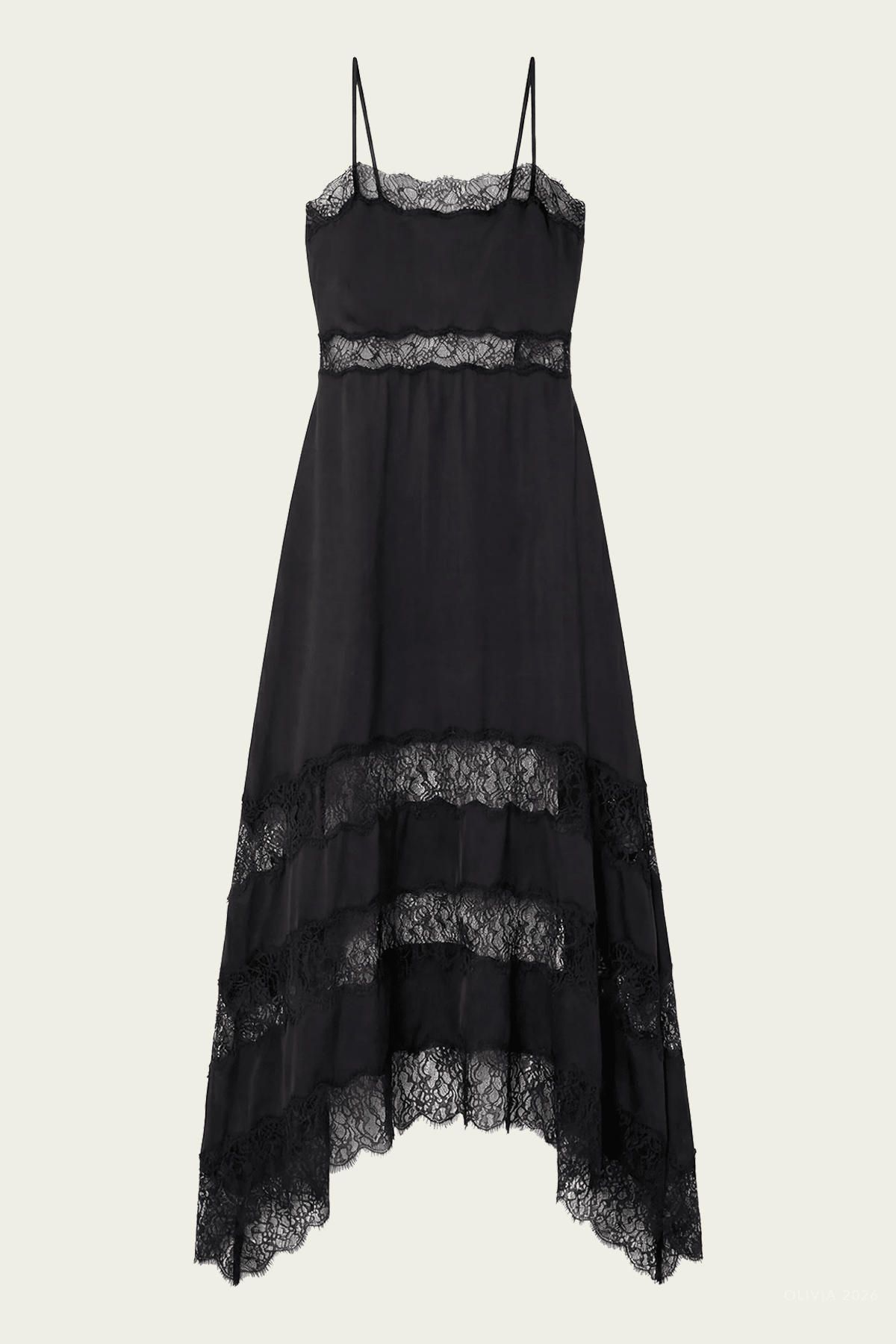 Coco Sleeveless Silk Dress in Noir - shop-olivia.com