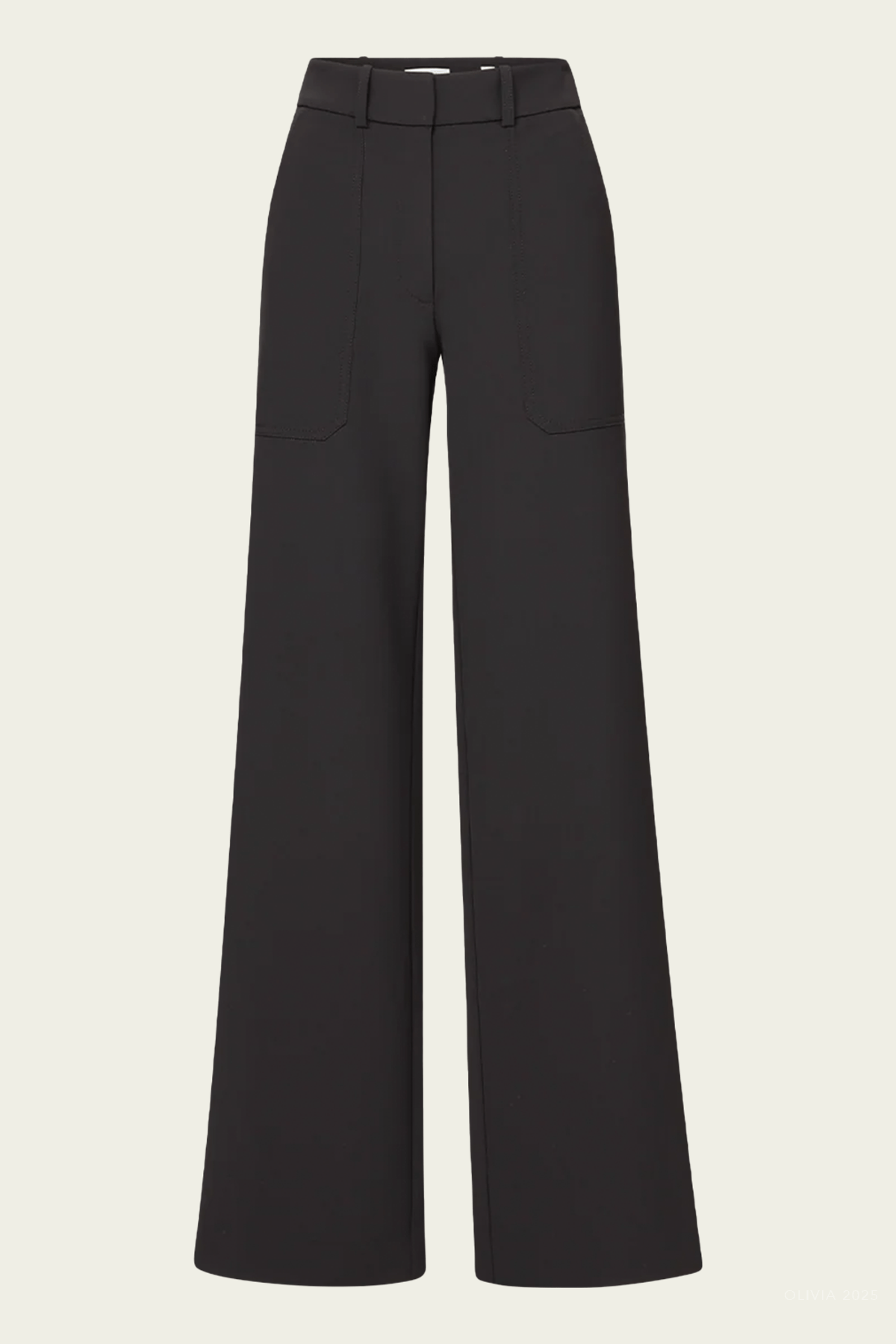 Cole Wide - Leg Pant in Black - shop - olivia.com