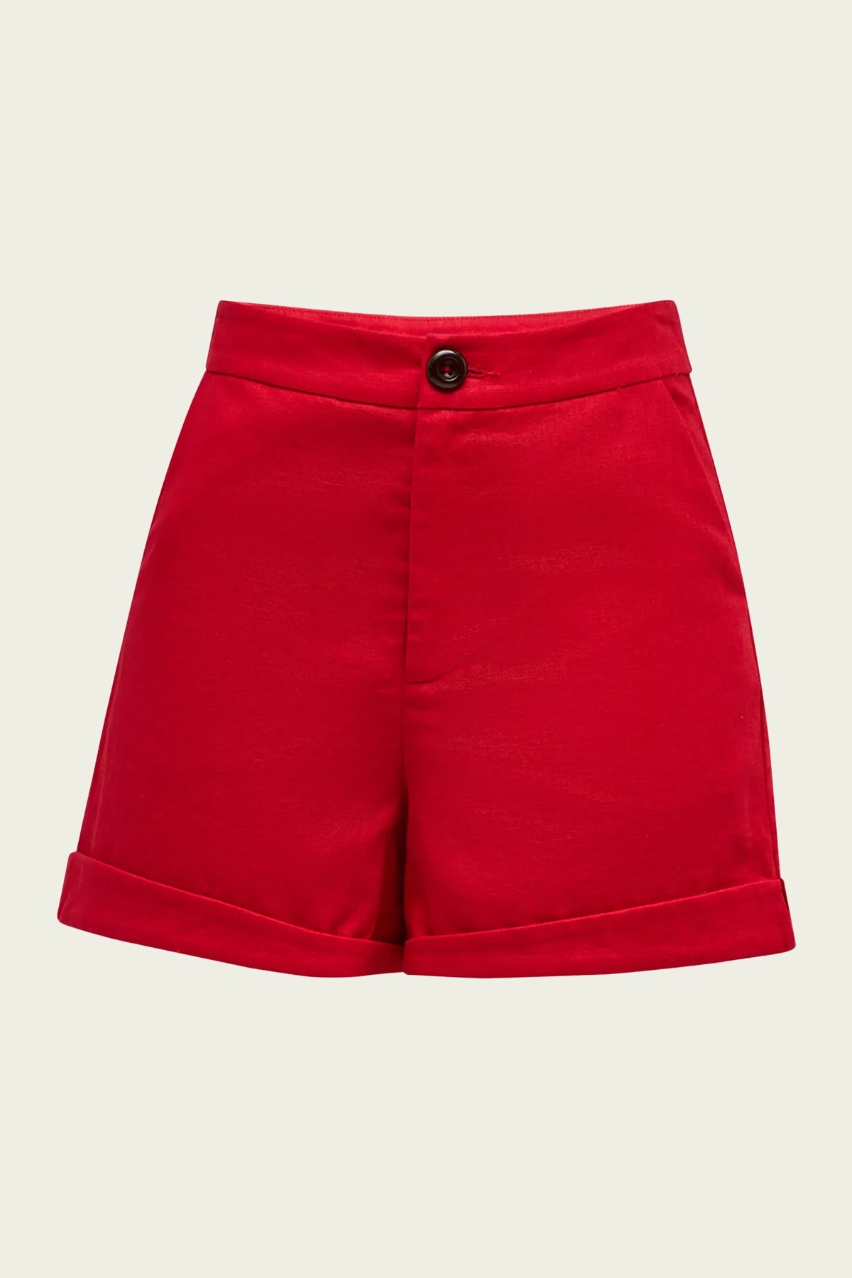 Como Linen Shorts in Paprika - shop - olivia.com