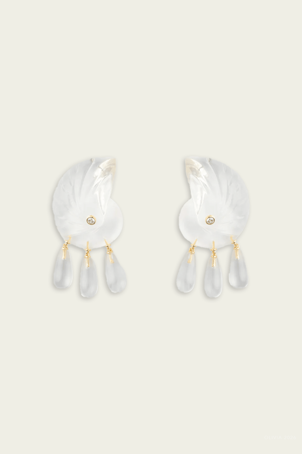 Comporta Earrings in Clear - shop-olivia.com