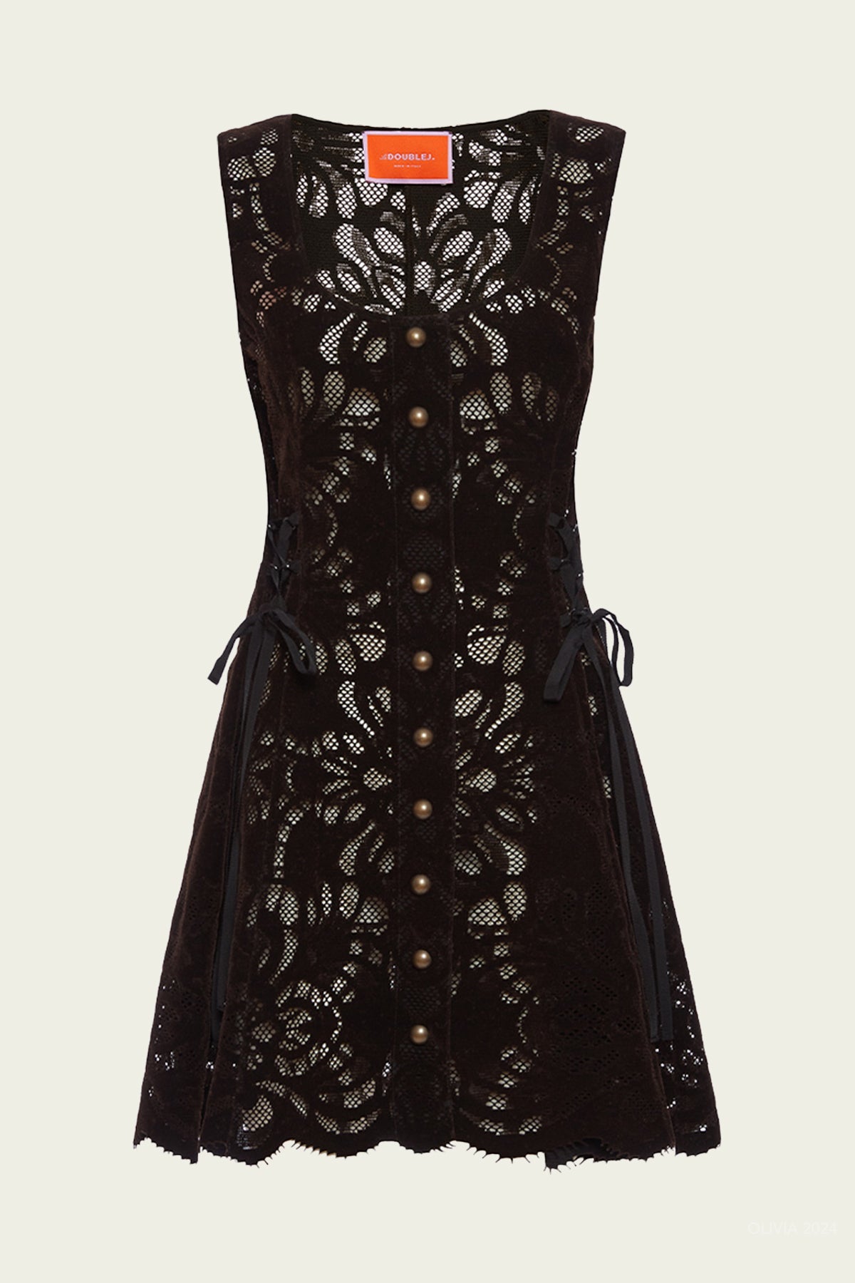 Coo - Coo Mini Dress in Vaudeville Lace - shop - olivia.com