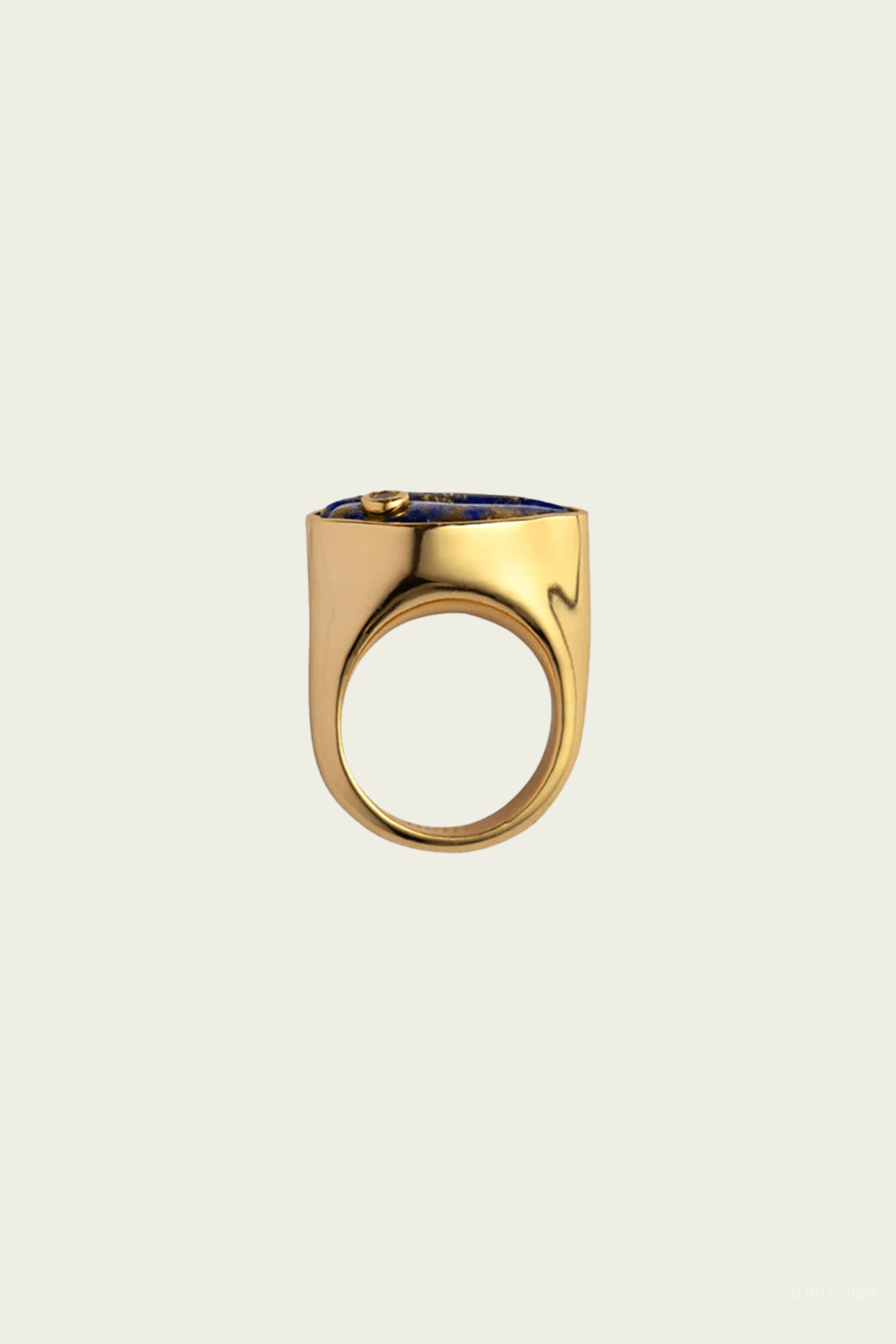 Coqui Ring in Lapis - shop-olivia.com