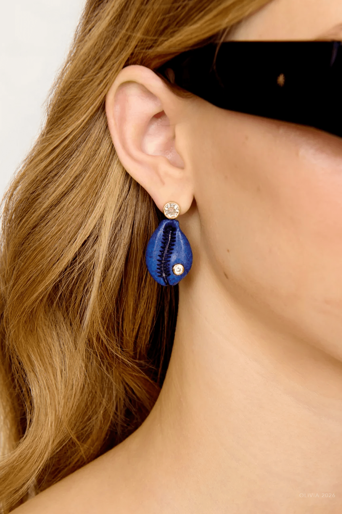 Coralina Earrings in Lapis - shop-olivia.com