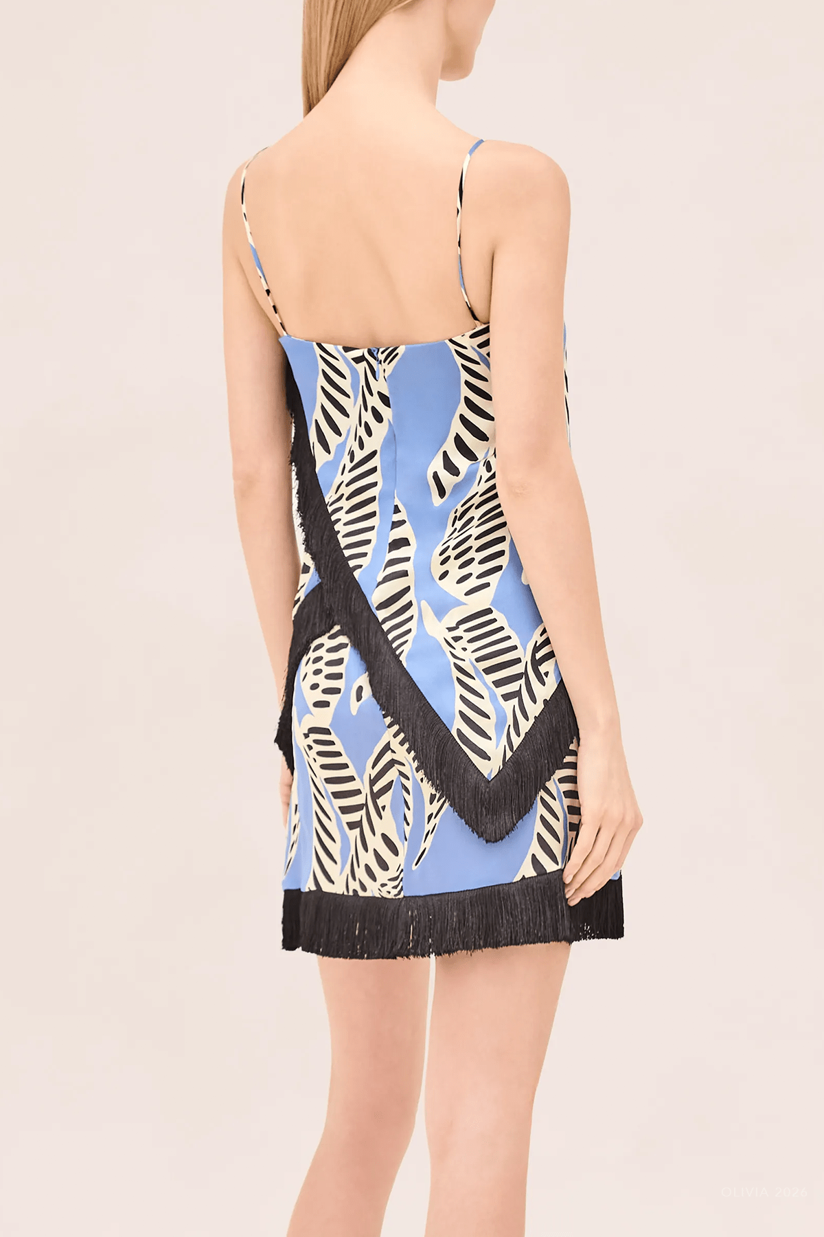 Coro Dress in Azure Print - shop - olivia.com