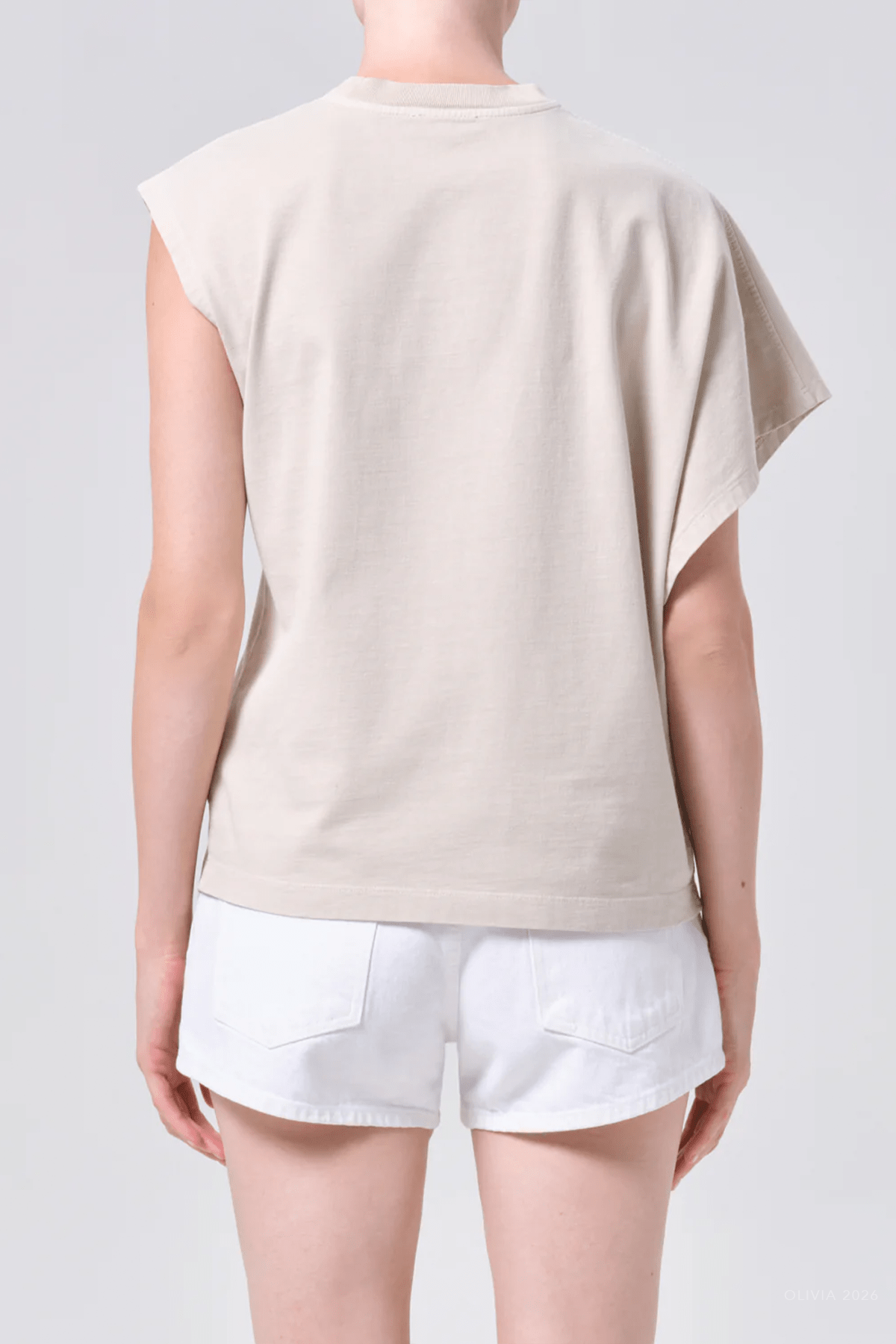 Corrine Tee in Rice Grass - shop - olivia.com