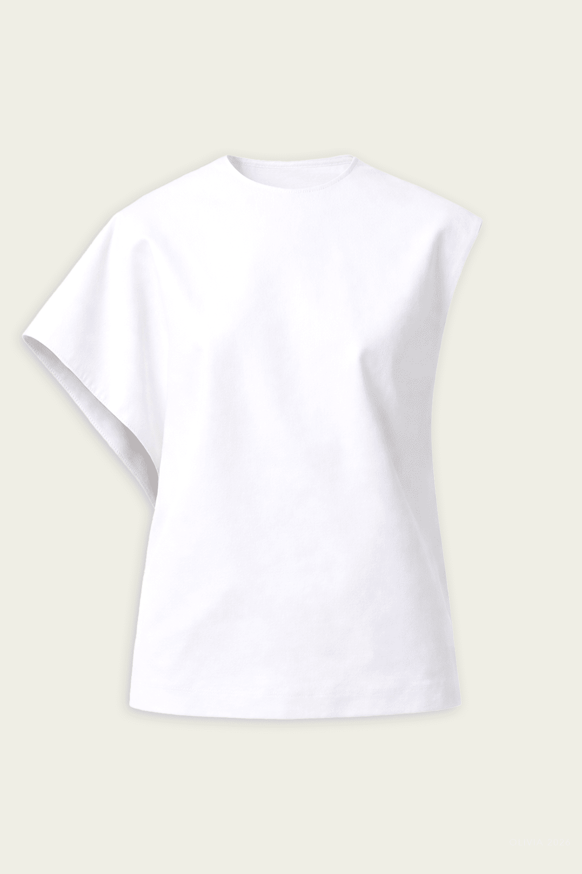 Corrine Tee in White - shop - olivia.com