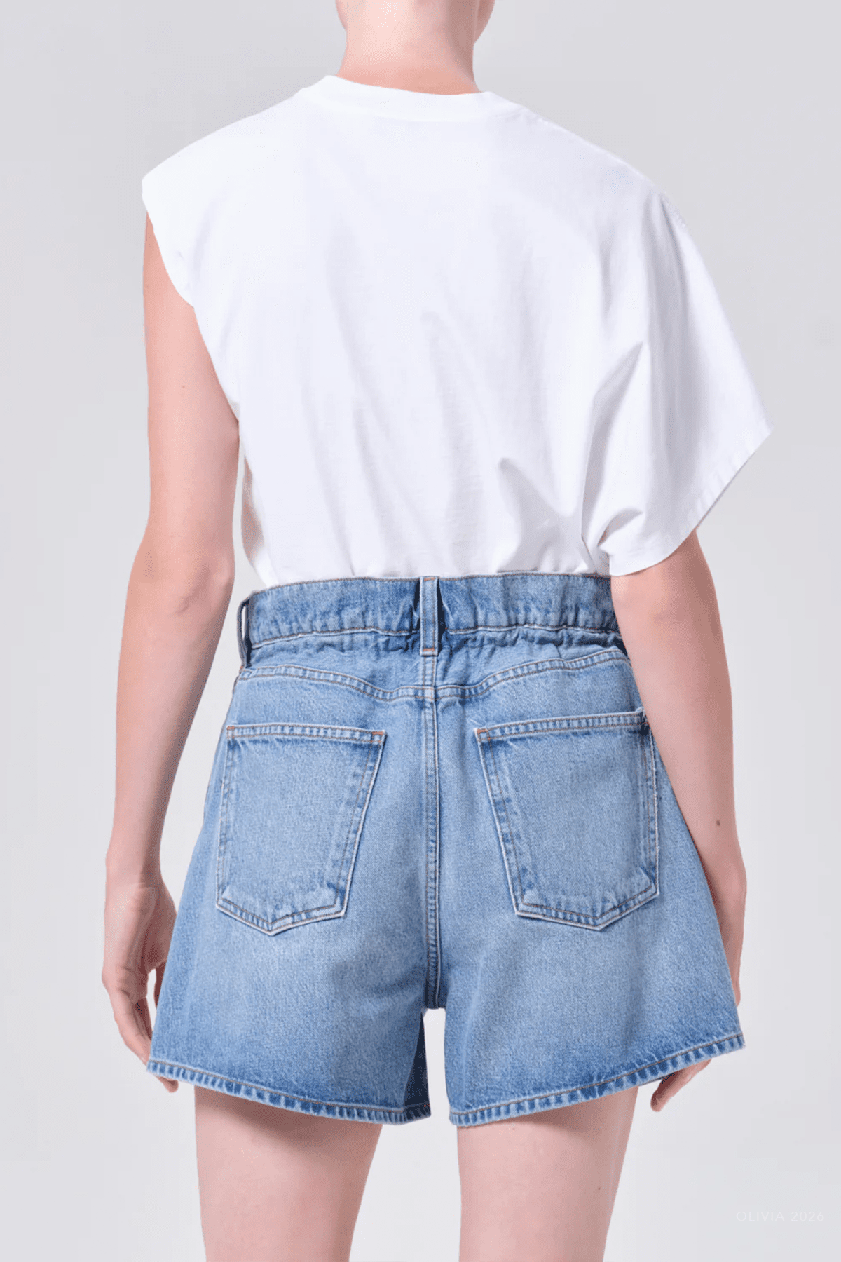 Corrine Tee in White - shop - olivia.com