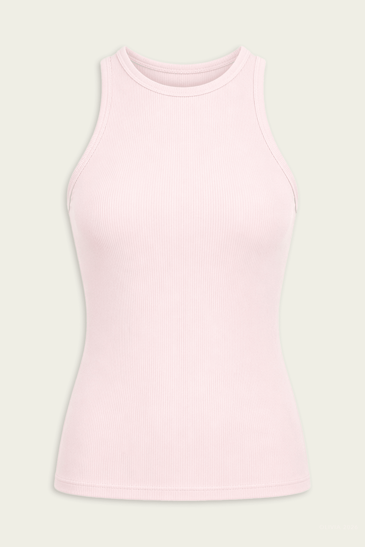 Cotton Rib Boy Tank in Cherry Blossom - shop - olivia.com