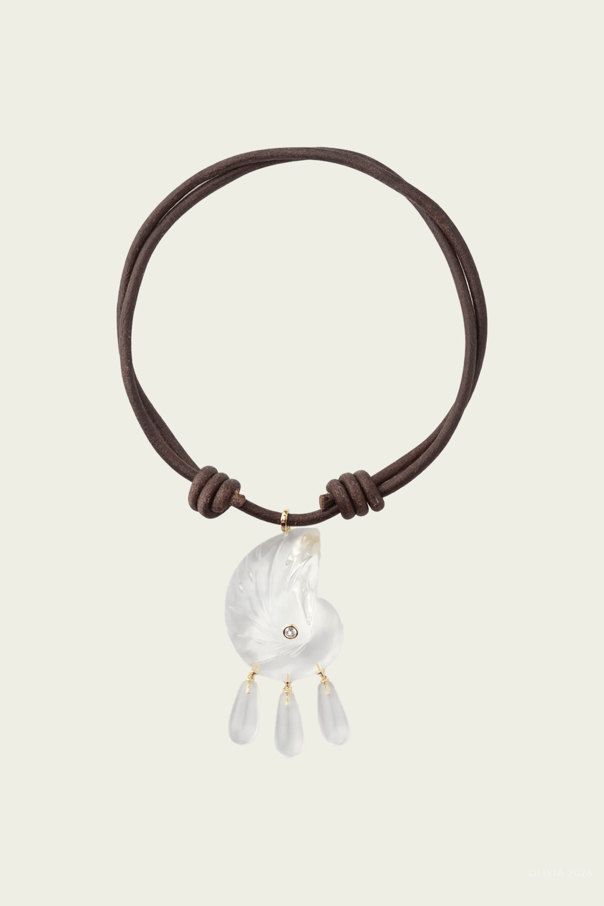 Cova Necklace in Clear - shop-olivia.com