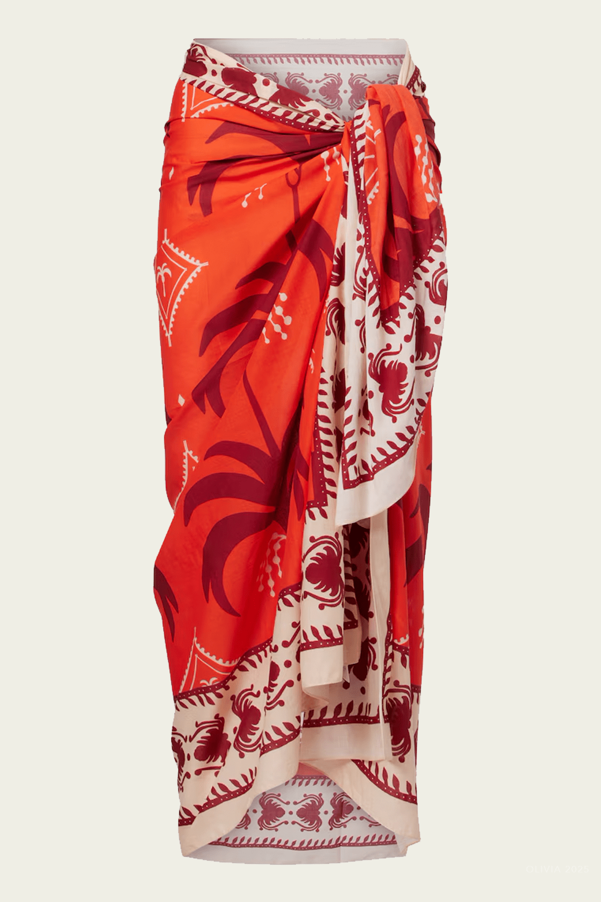 Dance of Pareo in Red Ecru - shop - olivia.com