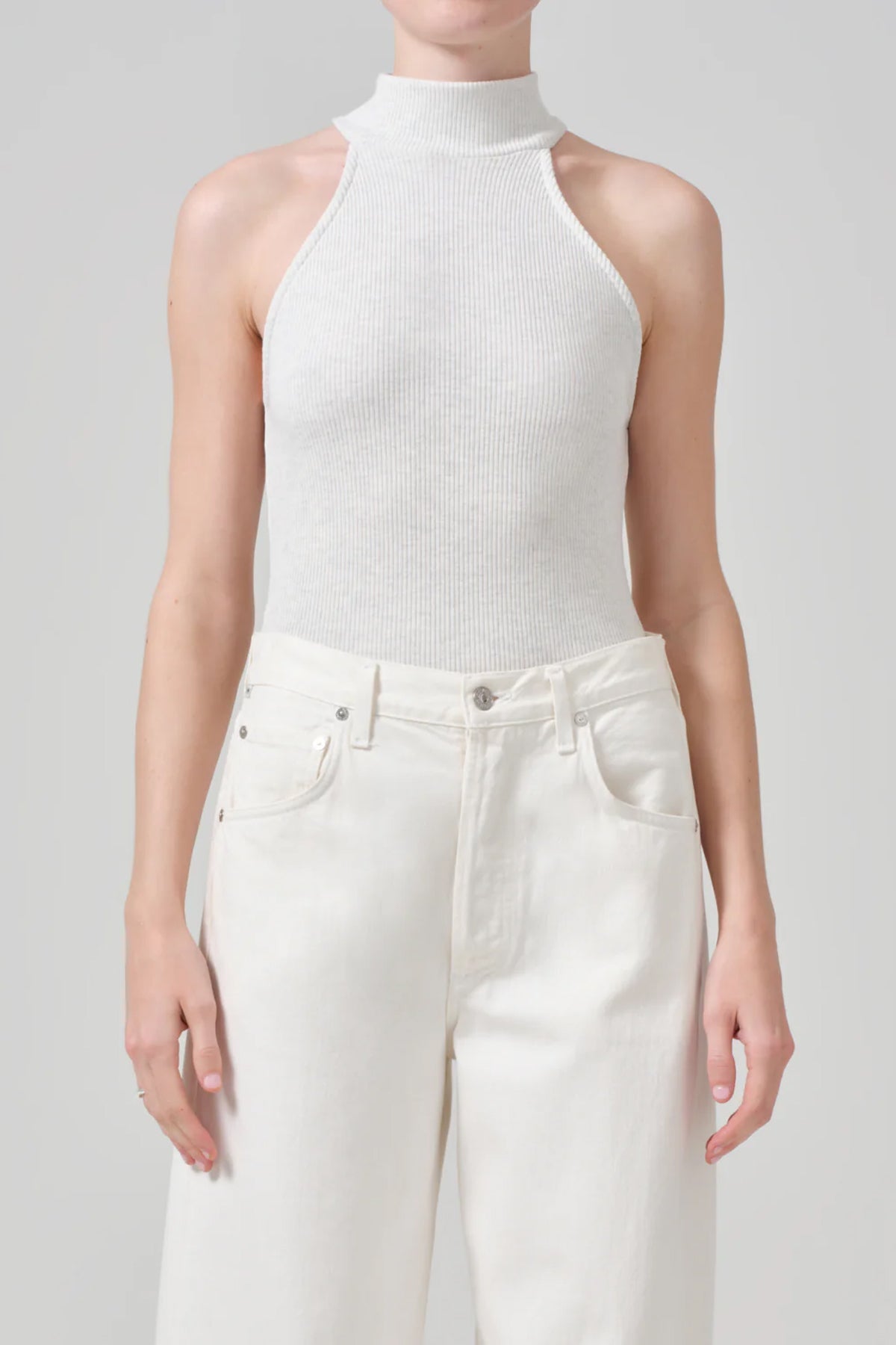 Dani Sleeveless Mock Neck in Pashmina - shop - olivia.com