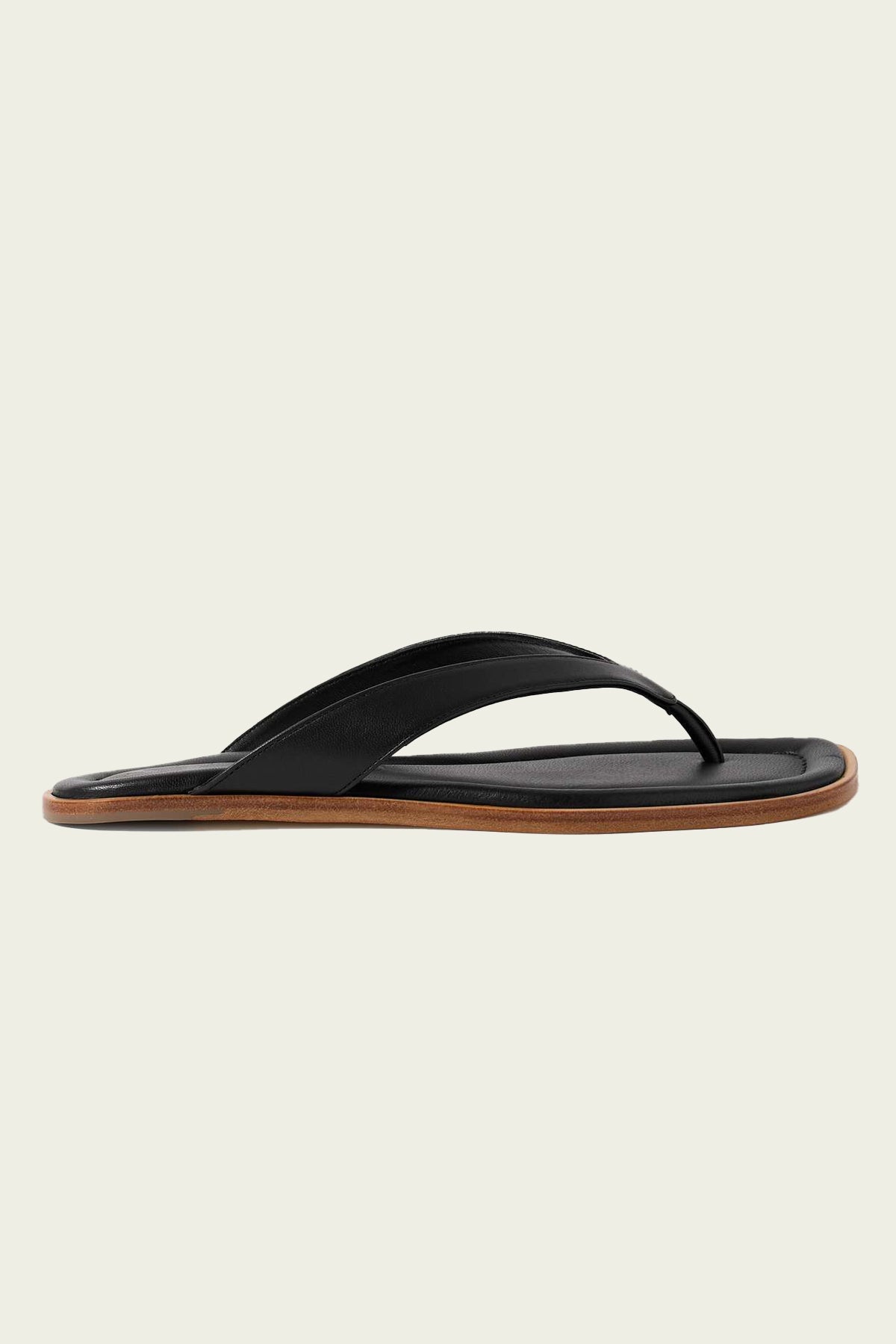 Dante Thong Slide in Black - shop - olivia.com