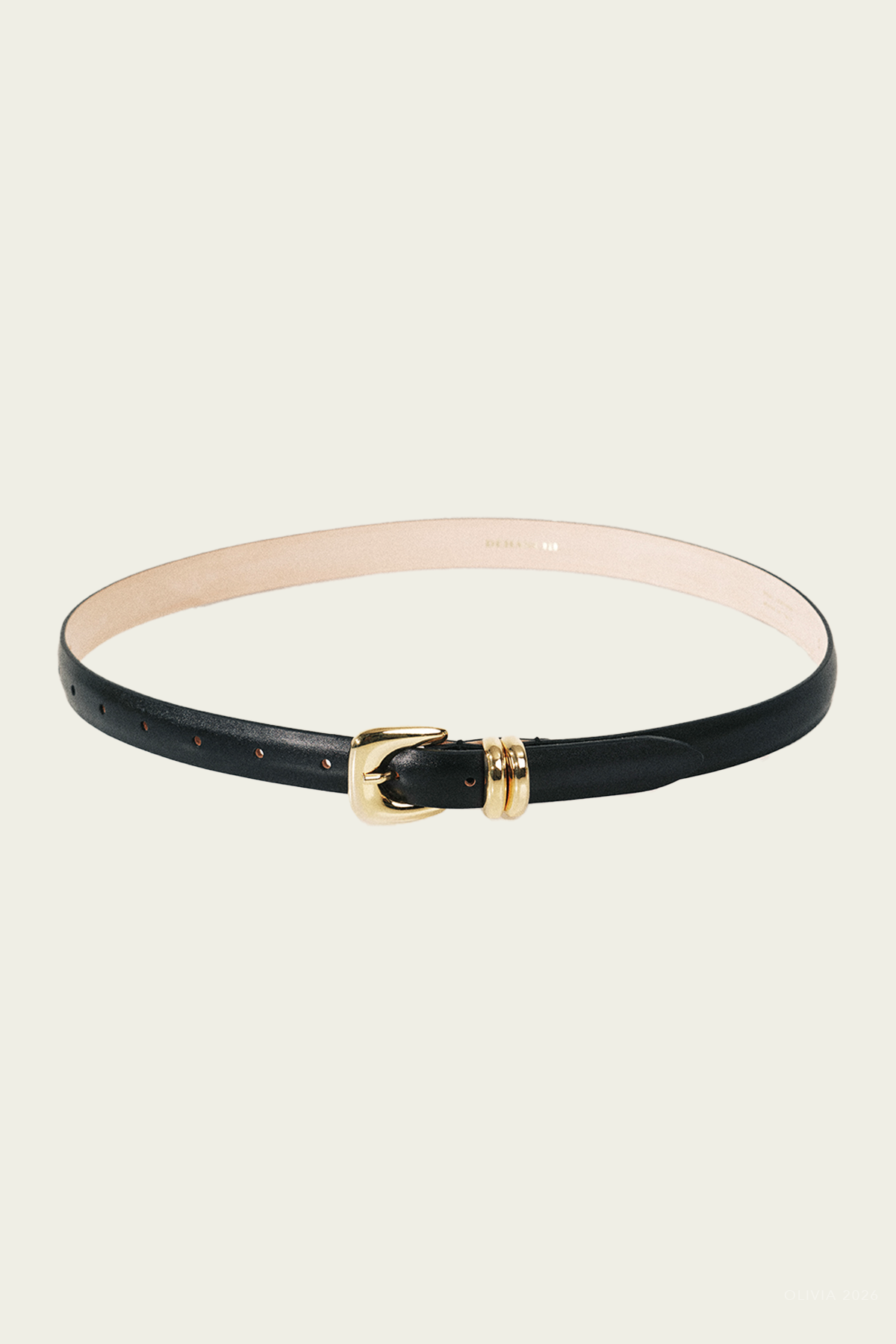 Altura Leather Belt in Black