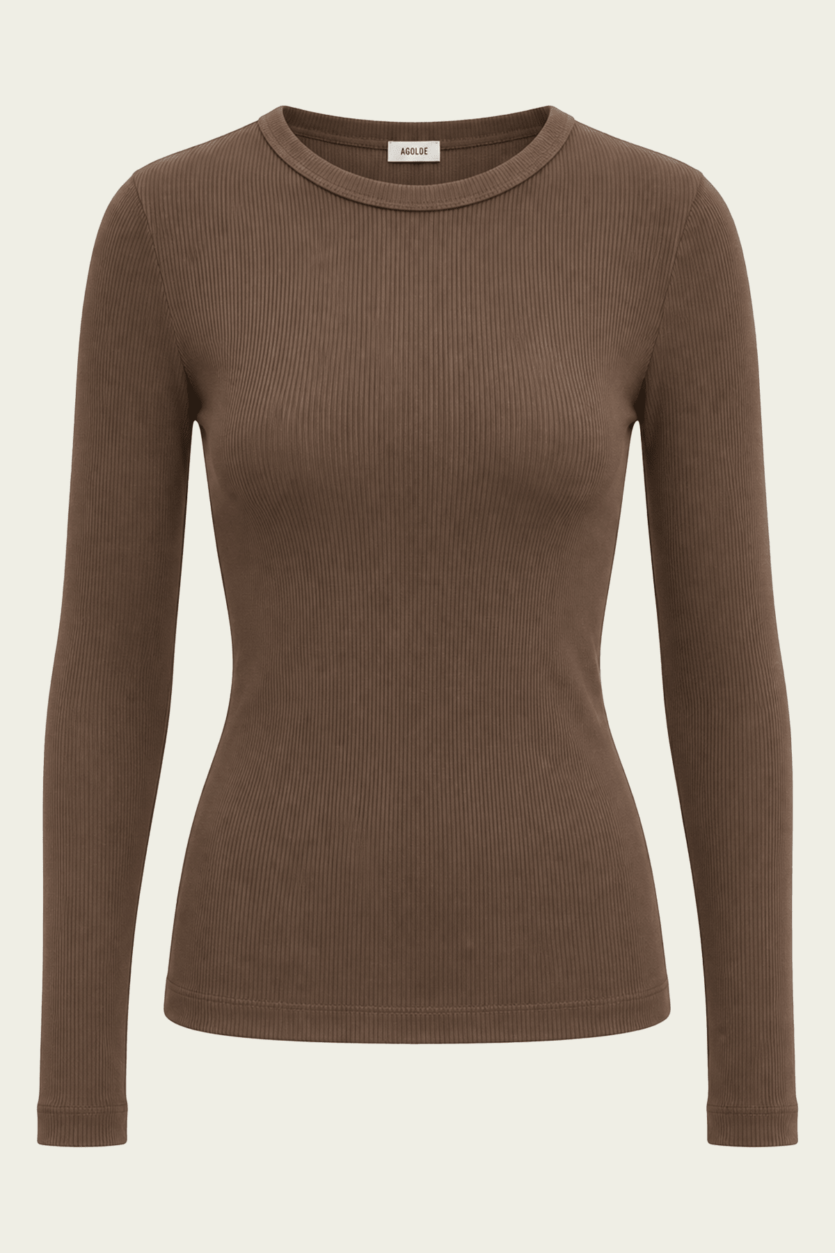 Delphi Slim Tee in Brunel - shop-olivia.com