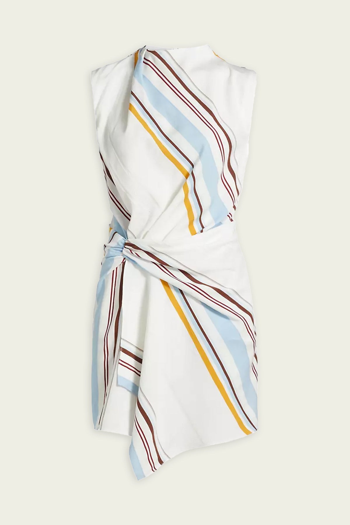 Dion Striped Mini Dress in White Stripe - shop - olivia.com