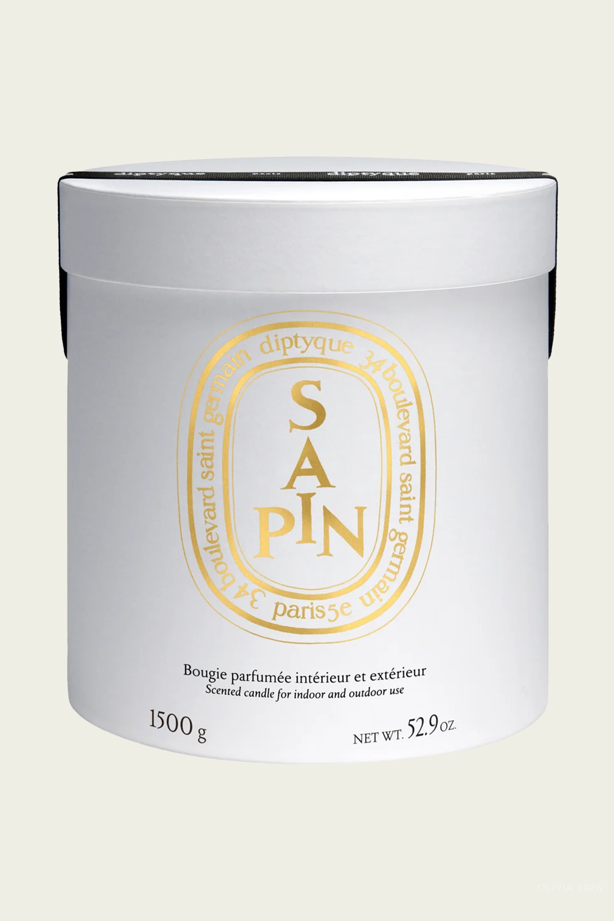 Sapin (Pine Tree) Extra-Large Candle 1500g - Holiday Edition 2026