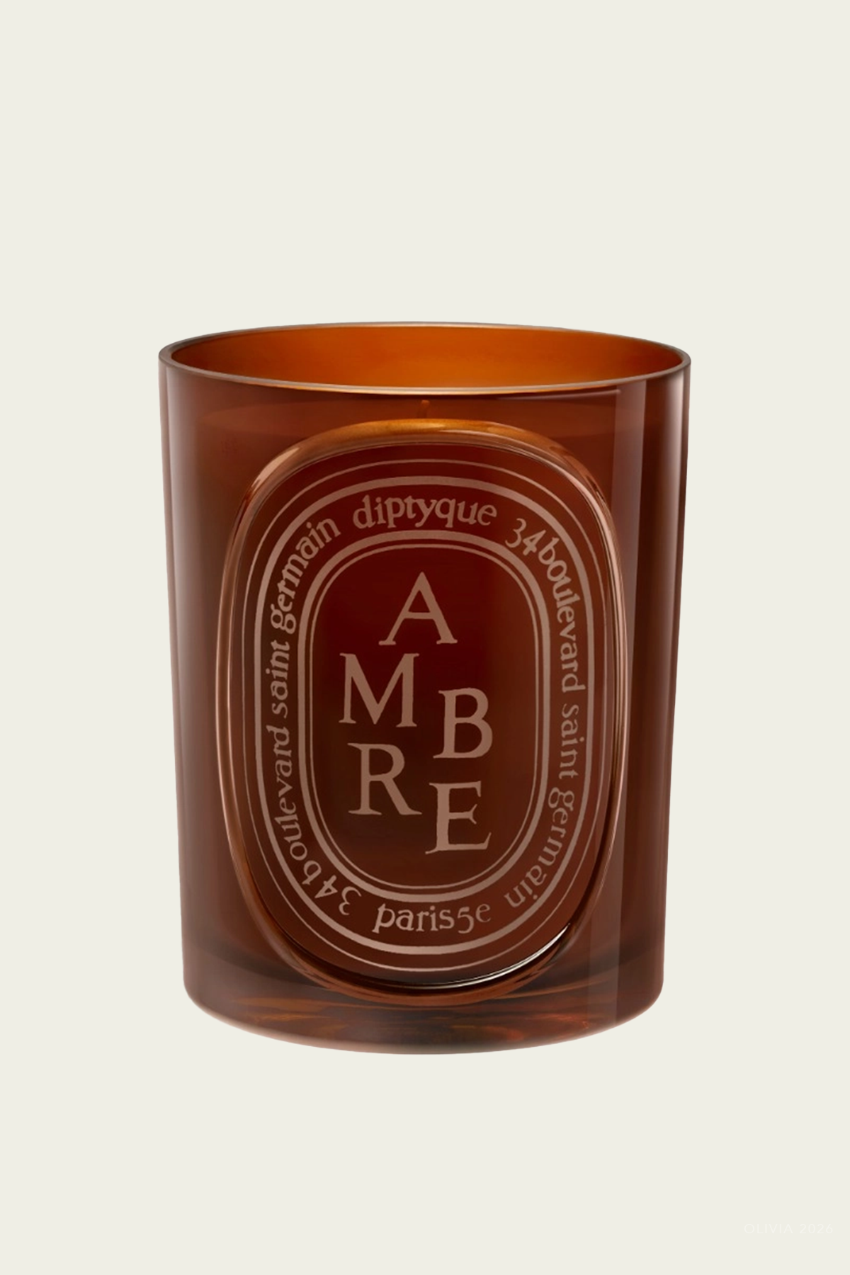Ambre Medium Colored Candle 10.6oz - NEW VERSION
