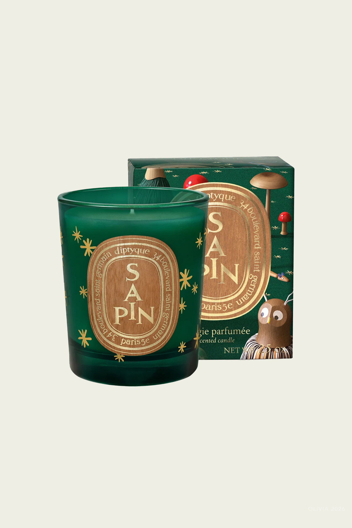 Sapin (Pine Tree) Mini Candle 70g - Holiday Edition 2026