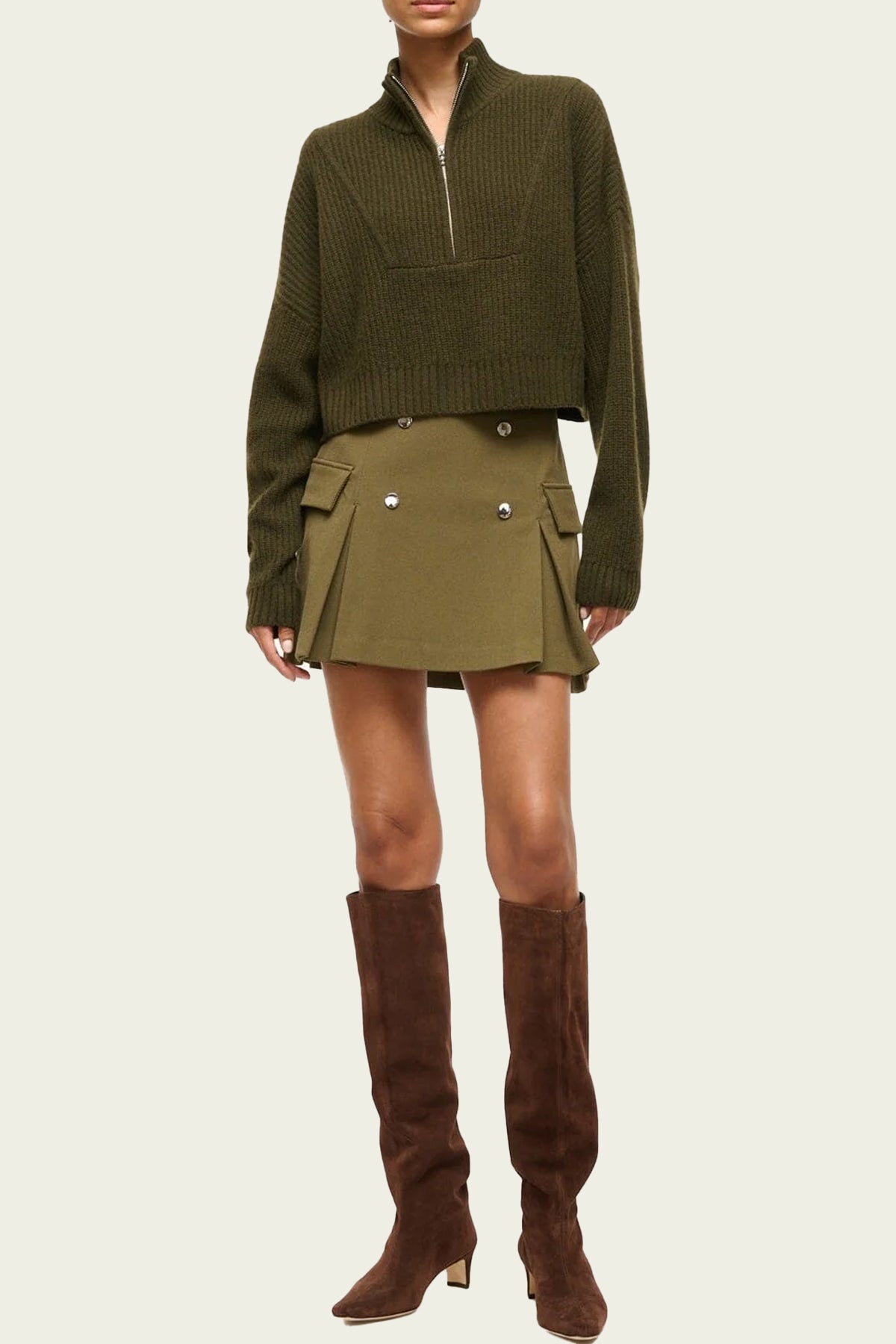 Division Skirt in Sergeant Green - shop - olivia.com