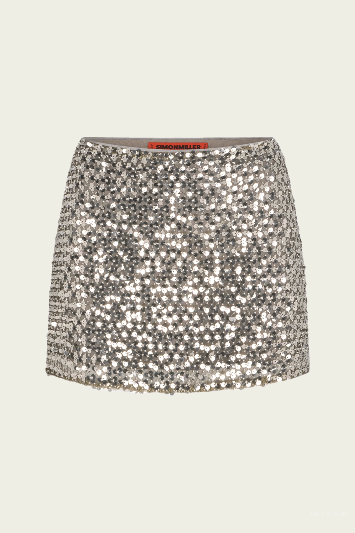 Dizzy Sequin Skirt in Satellite Silver - shop - olivia.com