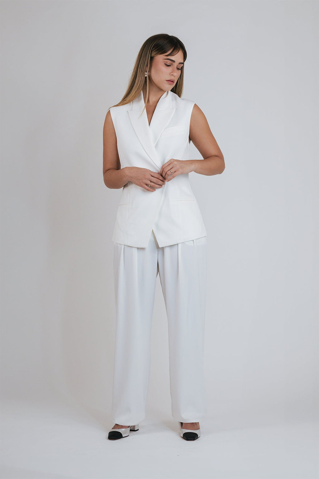 Double Pleat Trouser Crepe