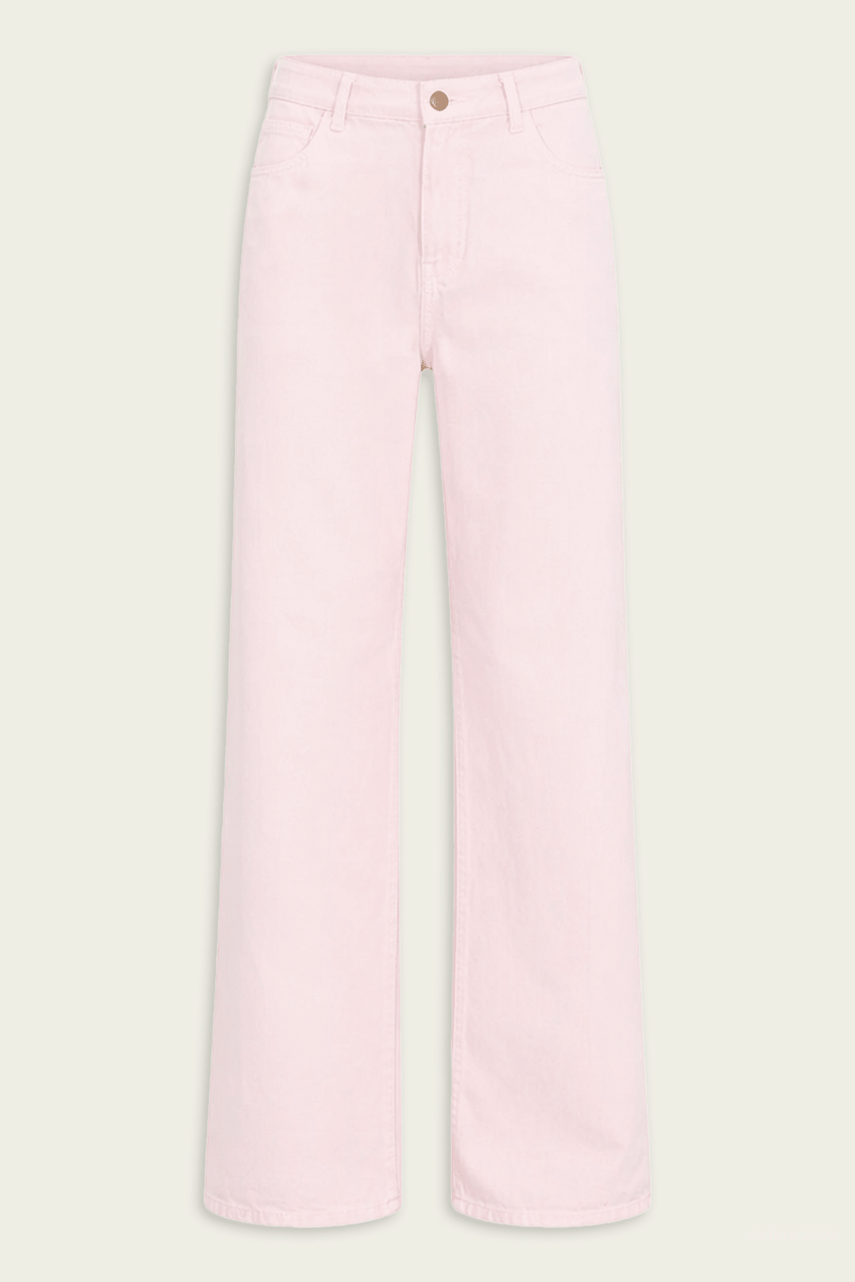 Drift Jean in Italian Denim in Pale Pink - shop - olivia.com