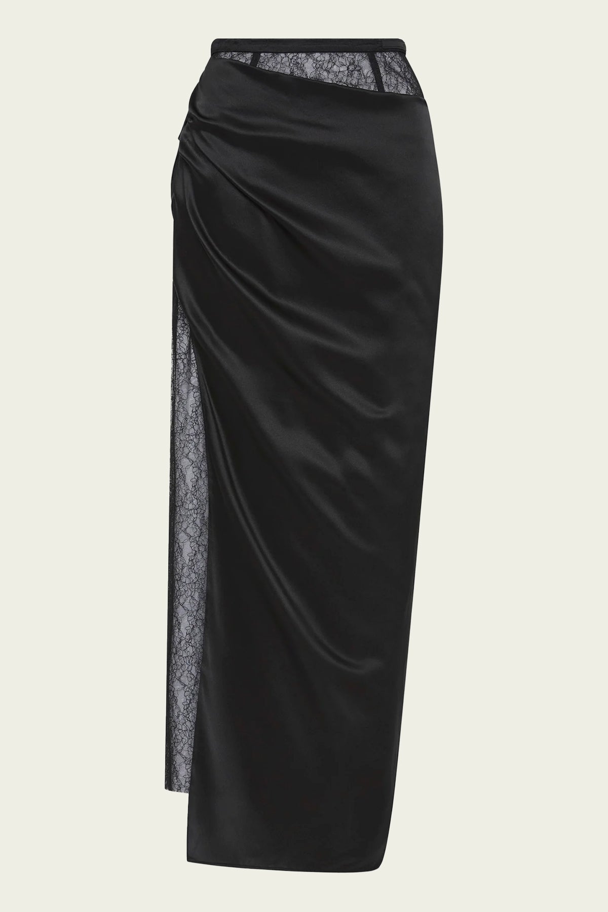 Dunya Draped Skirt in Black - shop - olivia.com