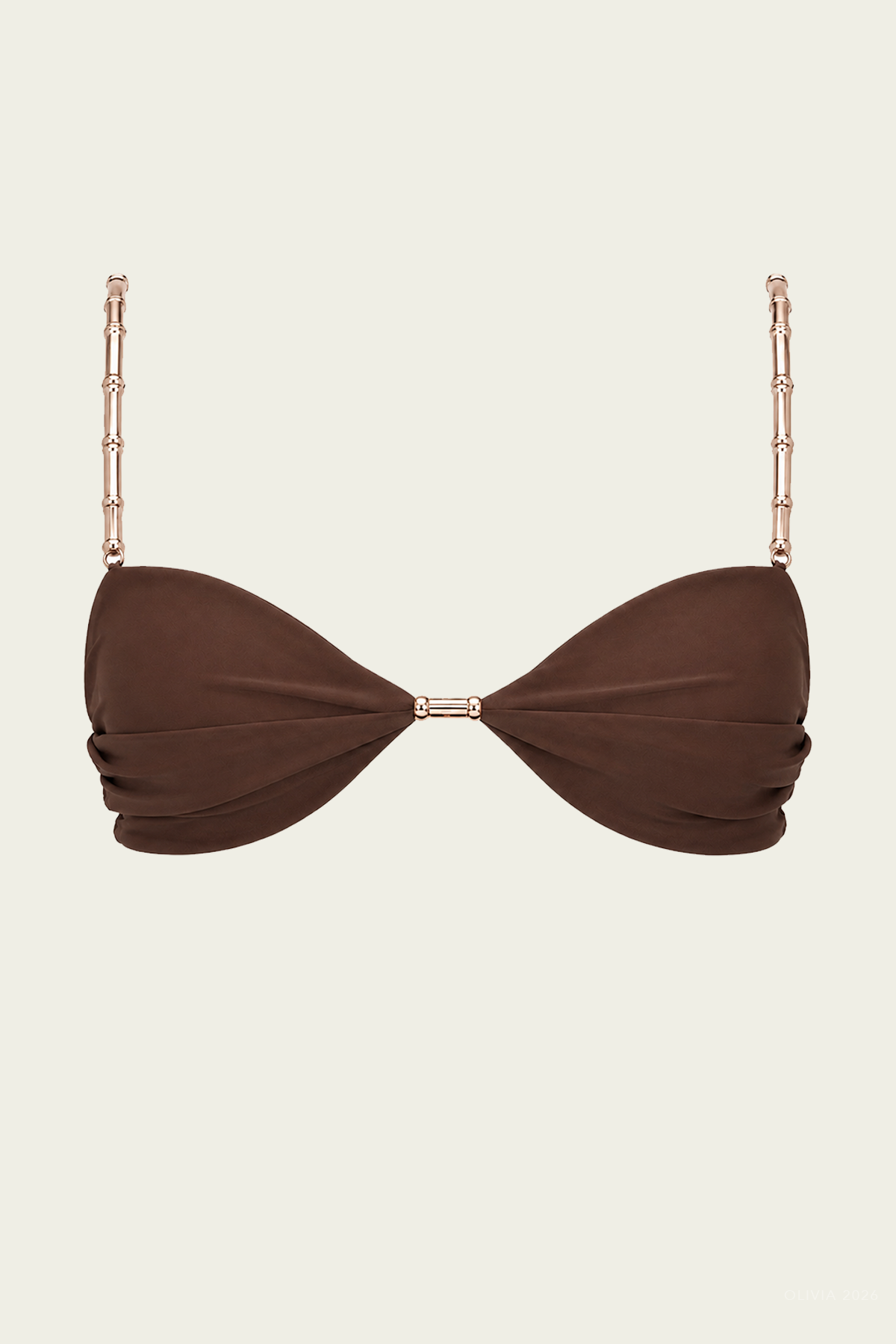Emmie Bikini Top in Umber