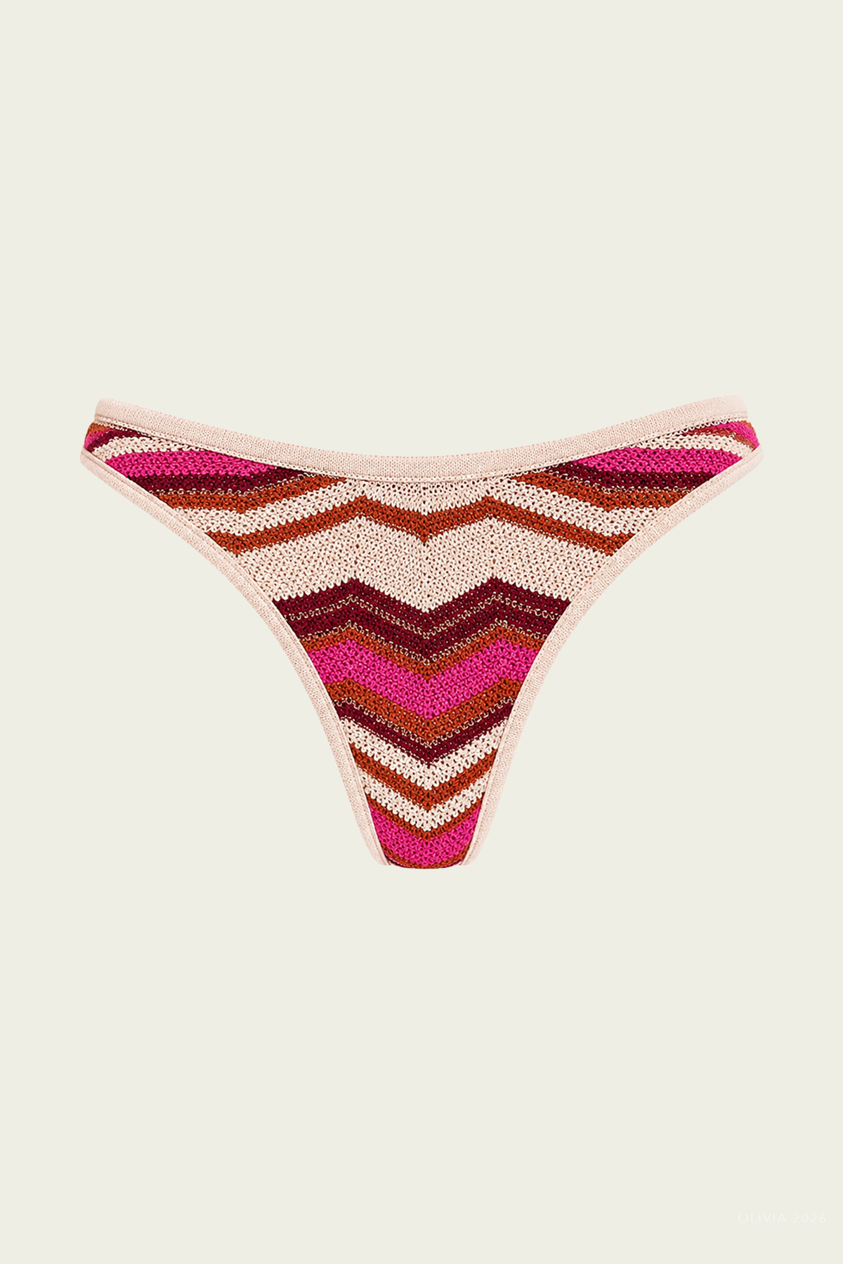 Shayla Bikini Bottom in Berry