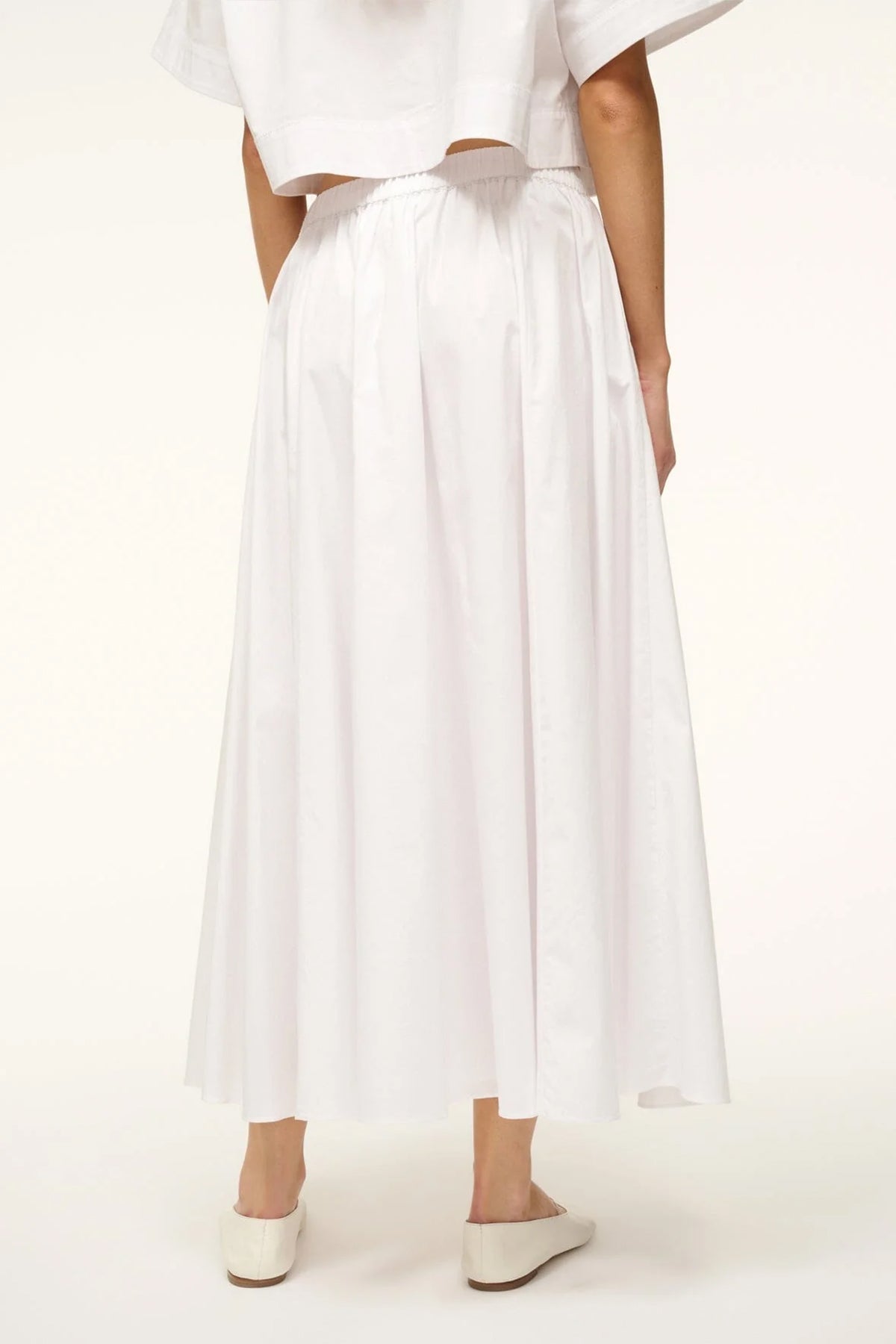 Eden Skirt in White - shop-olivia.com