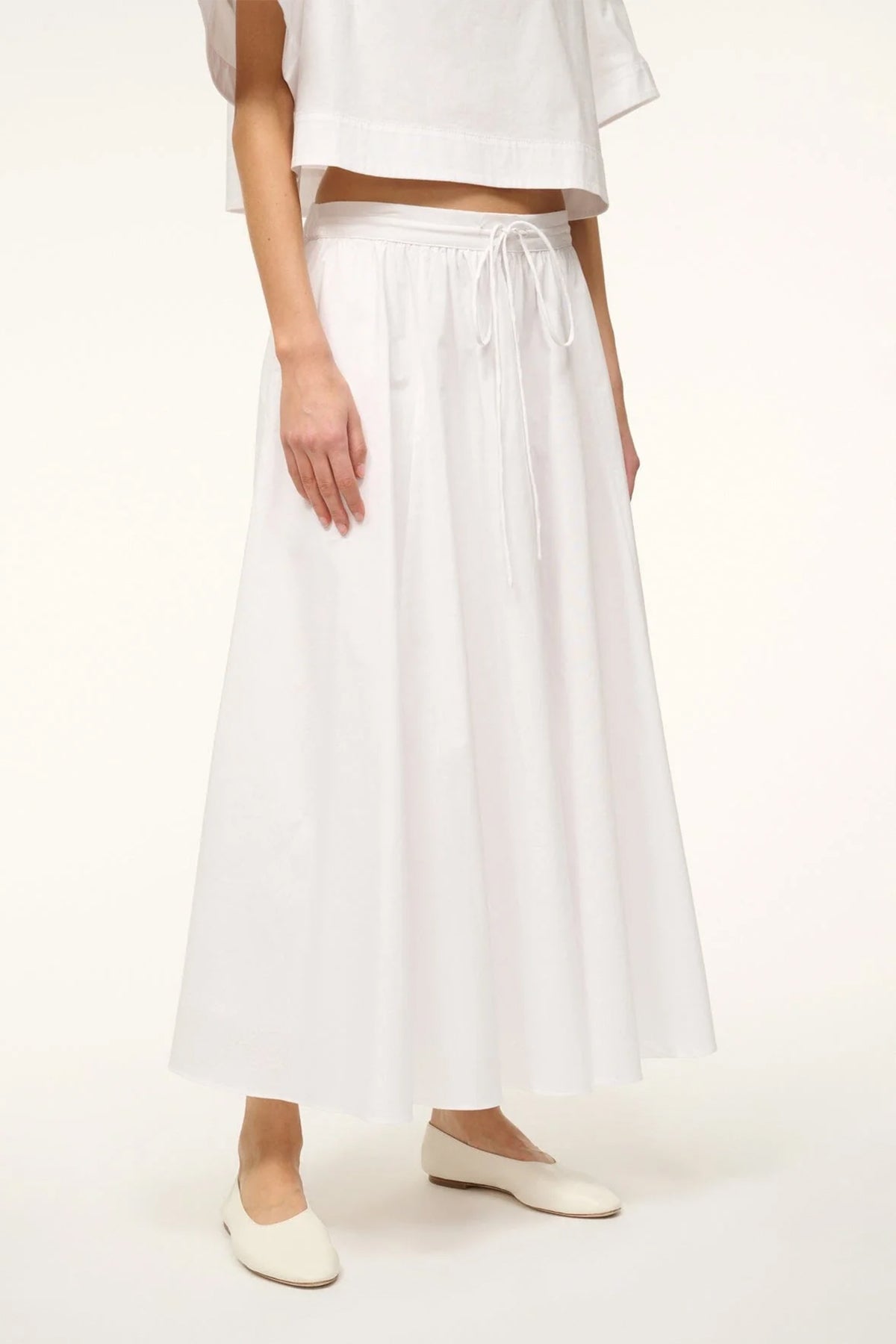 Eden Skirt in White - shop-olivia.com
