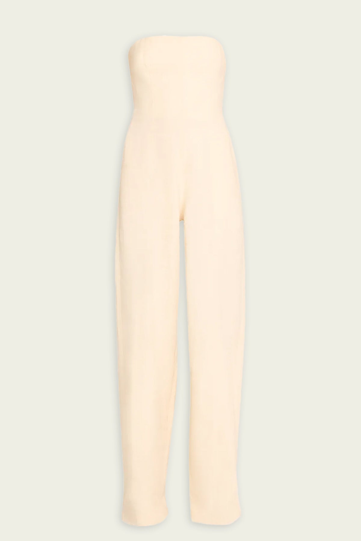 Eden Strapless Linen Jumpsuit in Villa - shop - olivia.com