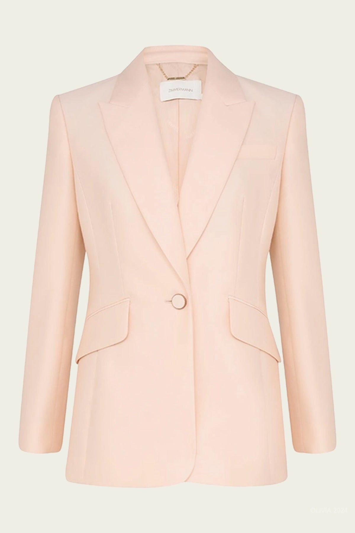 Eden Tailored Jacket in Macadamia - shop - olivia.com