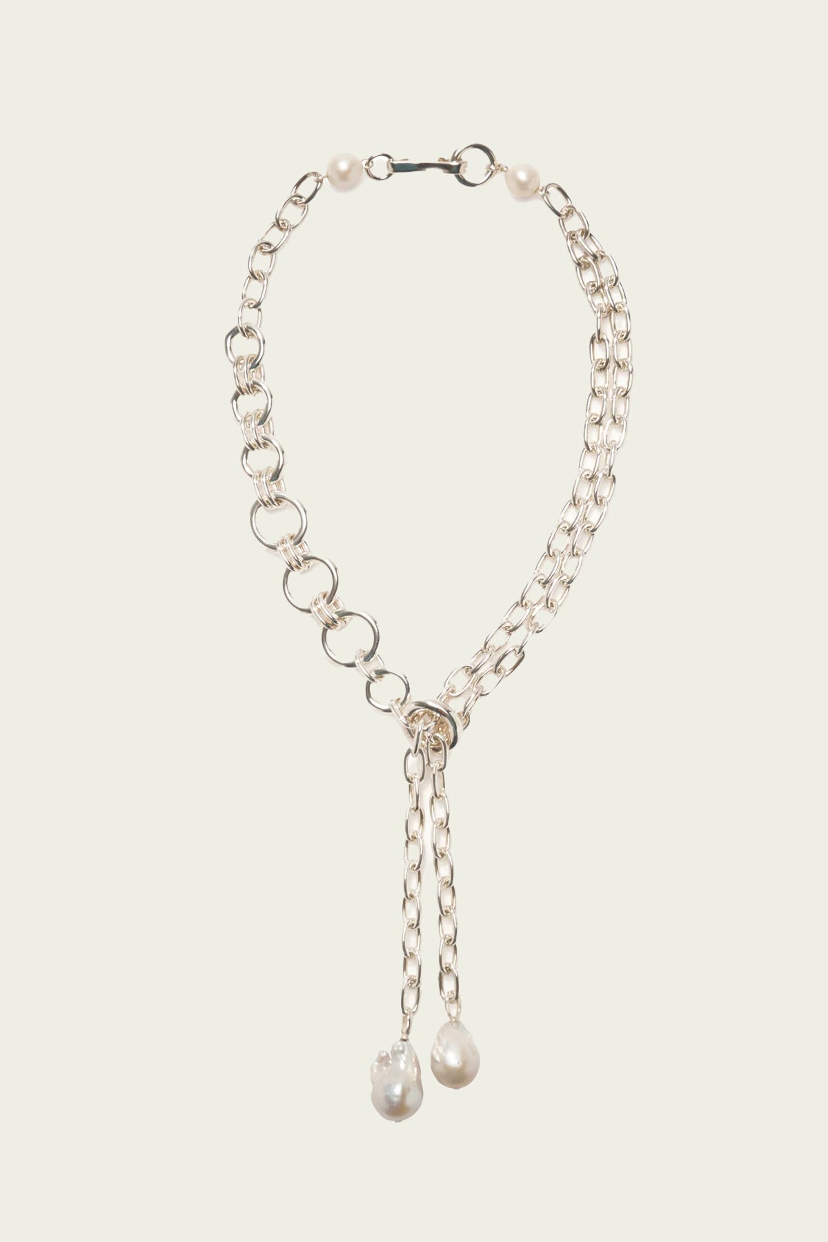 Edith Lariat in Silver - shop - olivia.com