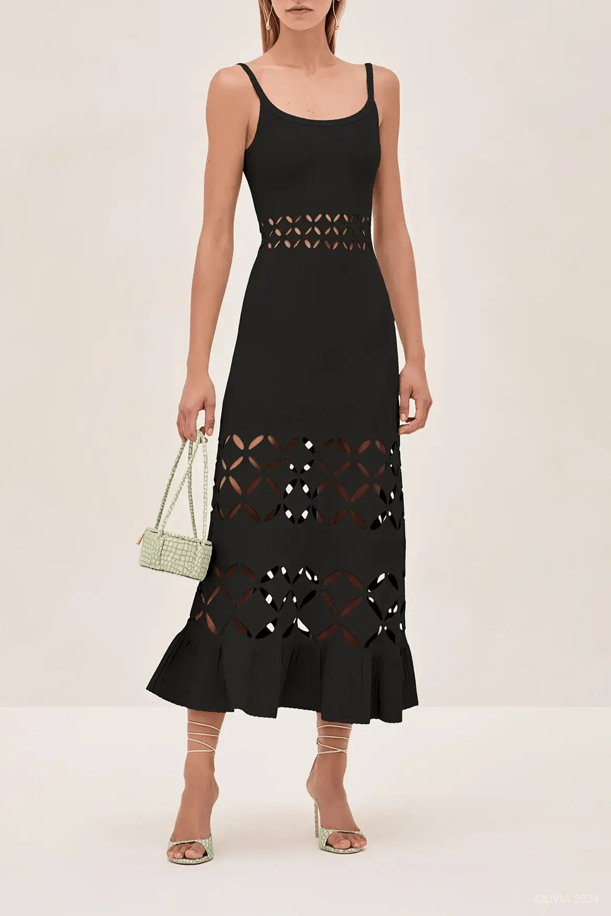 Elayne Dress in Black - shop - olivia.com