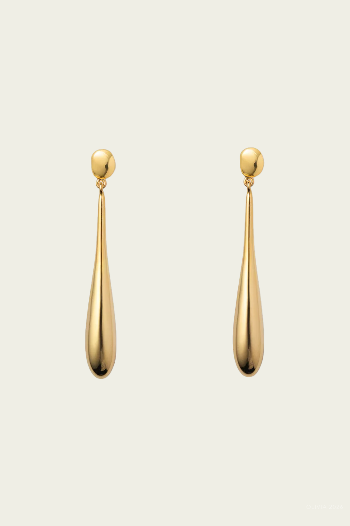 Lagrima Earrings in Gold