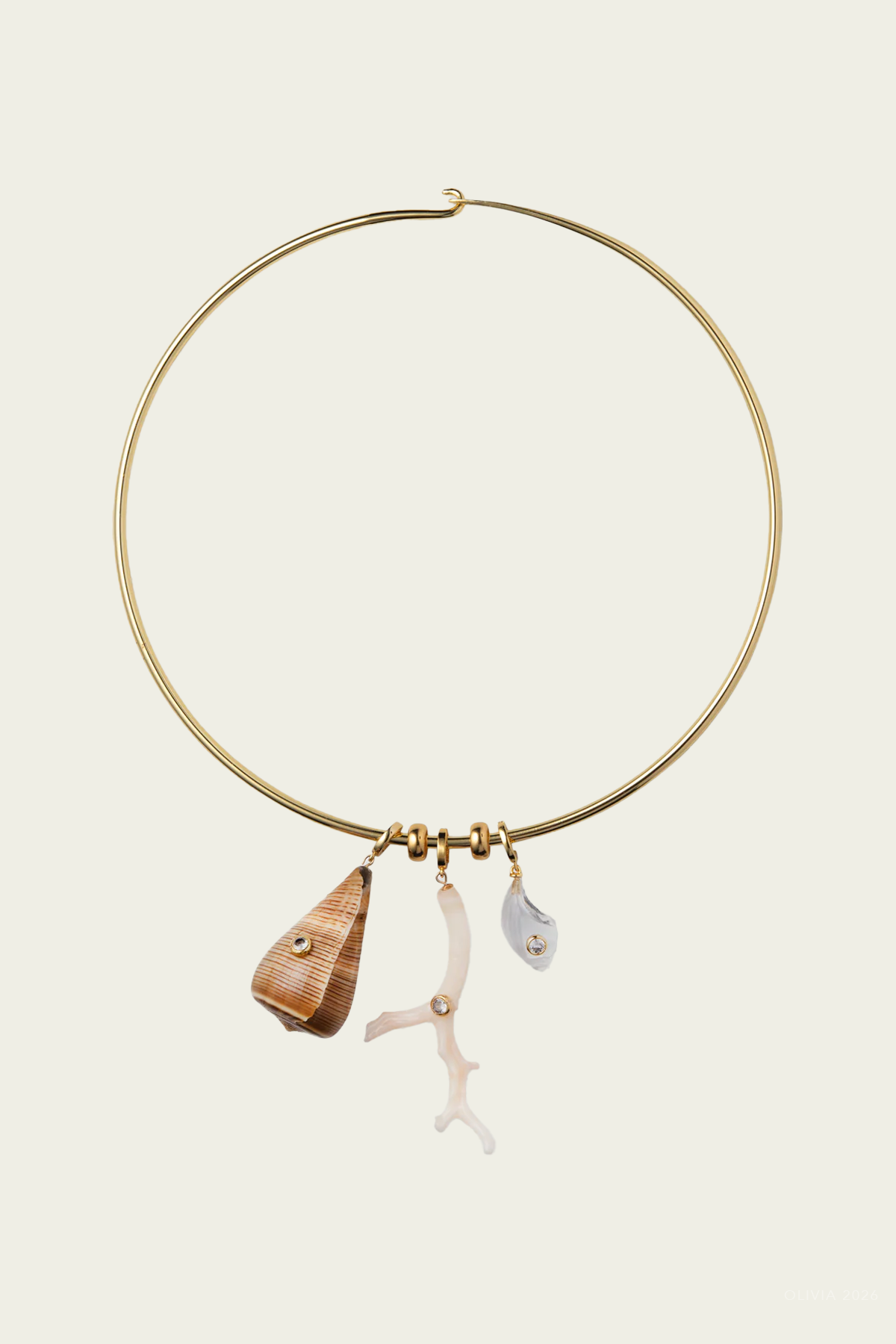 Briny Necklace in Brown