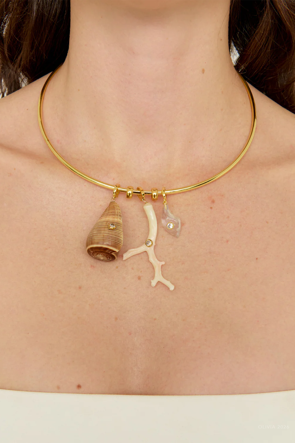 Briny Necklace in Brown