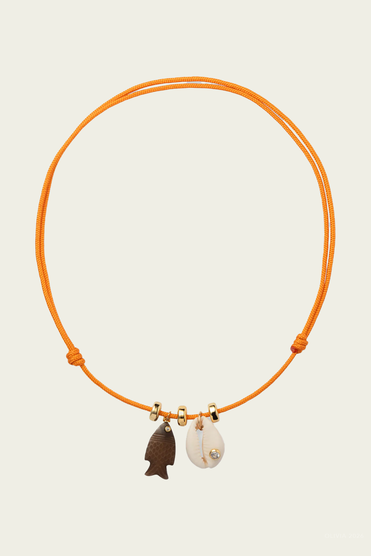 Tropicana Necklace in Orange