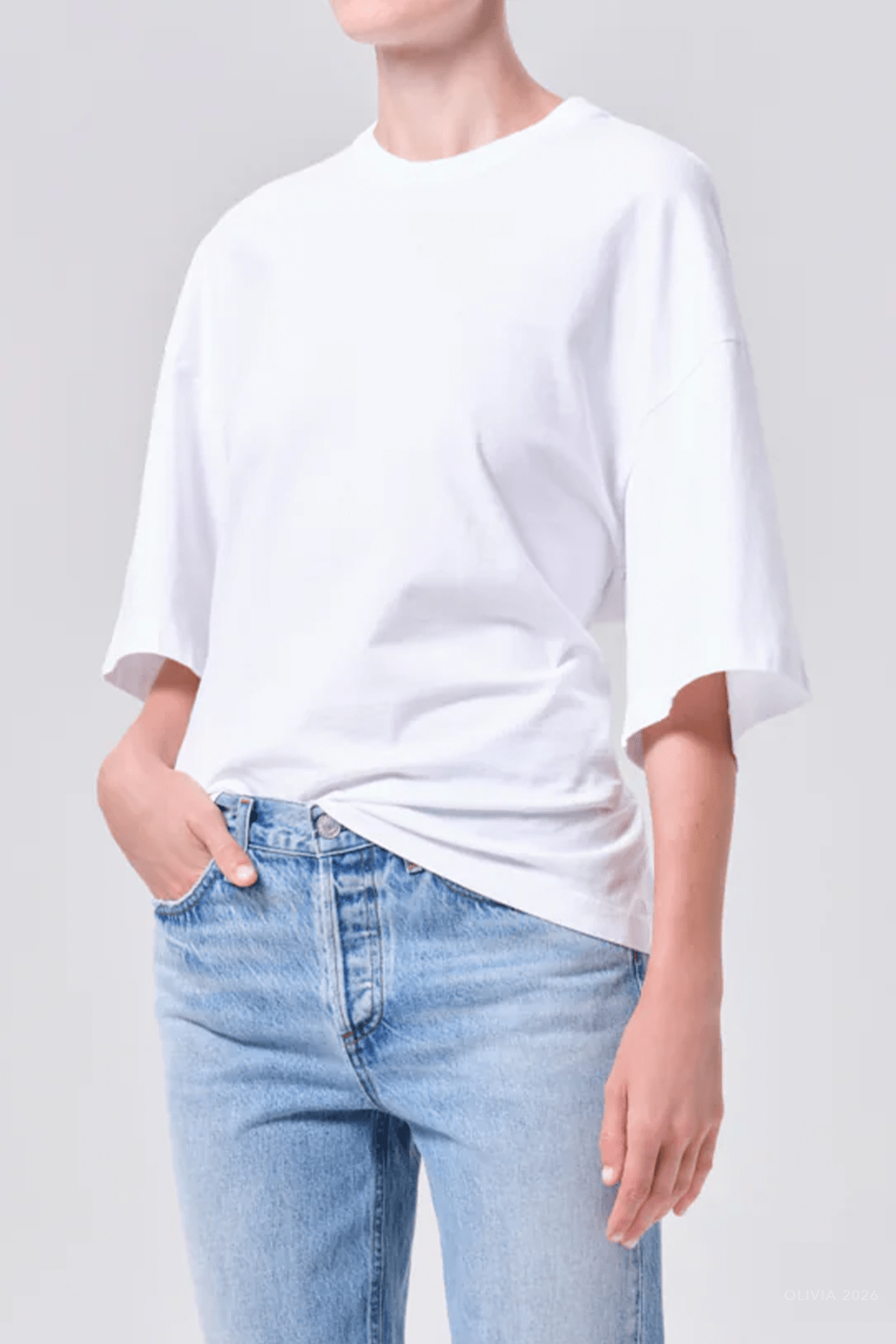 Ellery Tee in White - shop - olivia.com