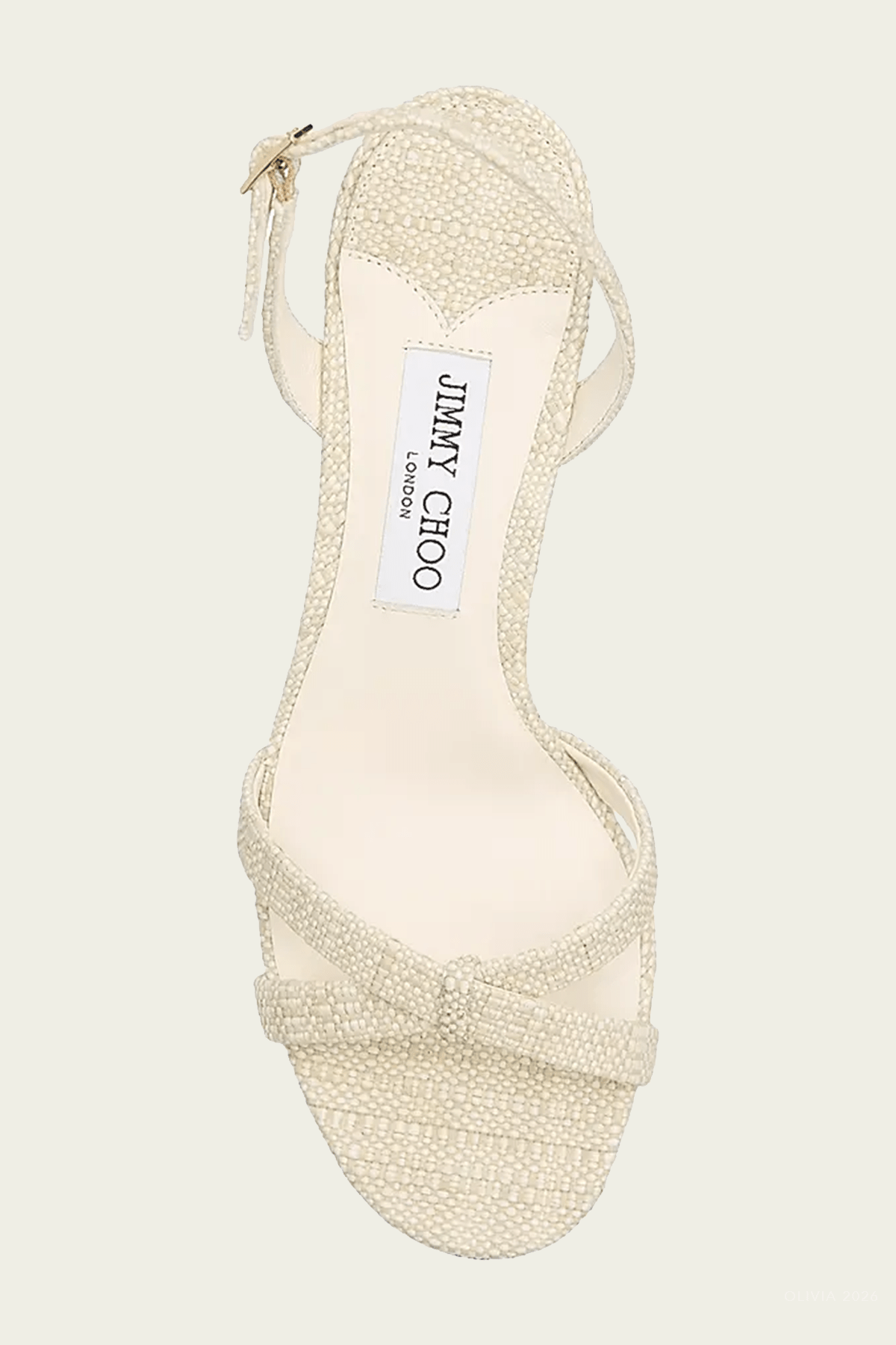 Elsy Sandal 70 in Natural Raffia - shop-olivia.com